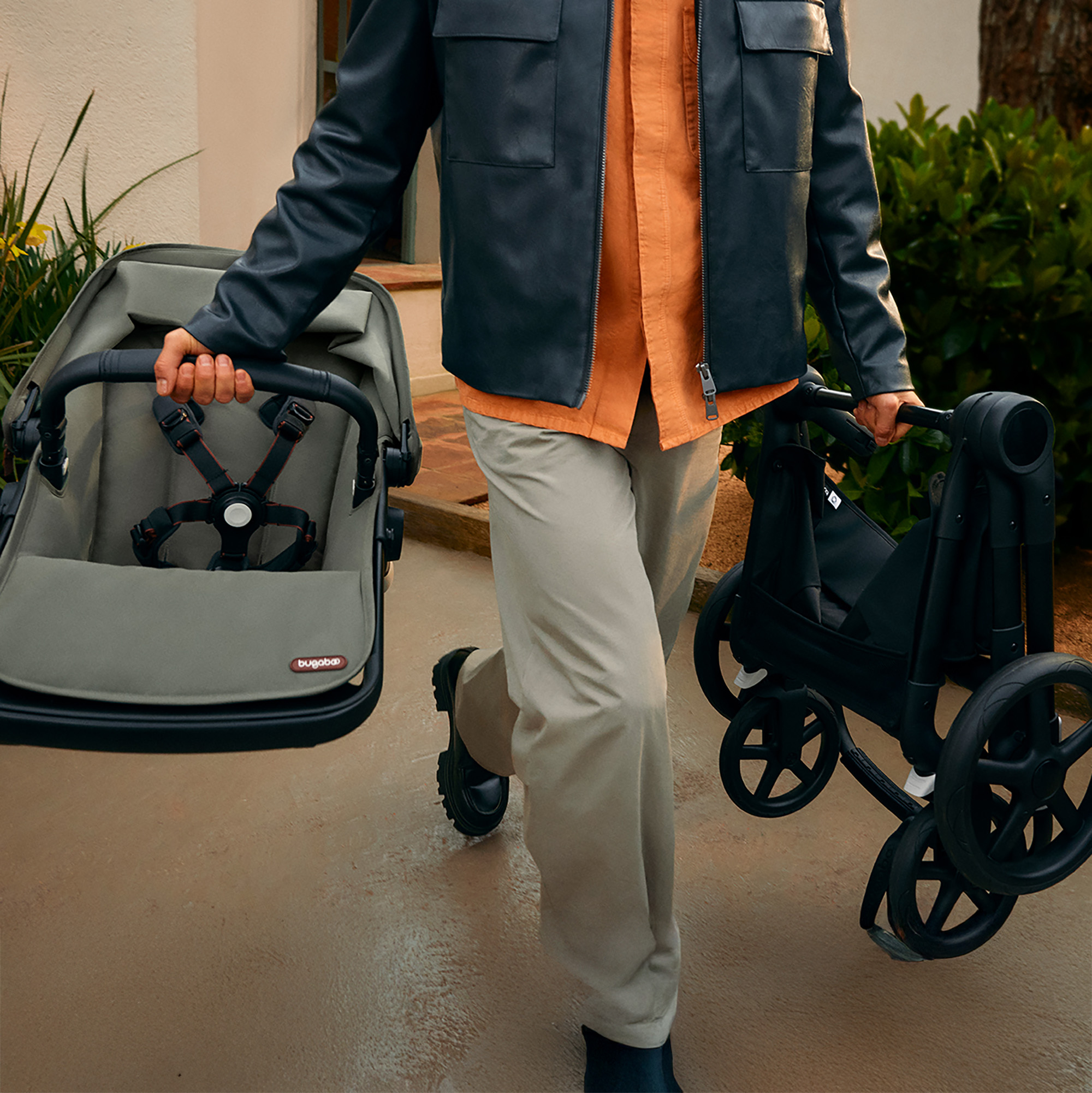 Kombi-Kinderwagen, bugaboo, Grün – Produktansicht