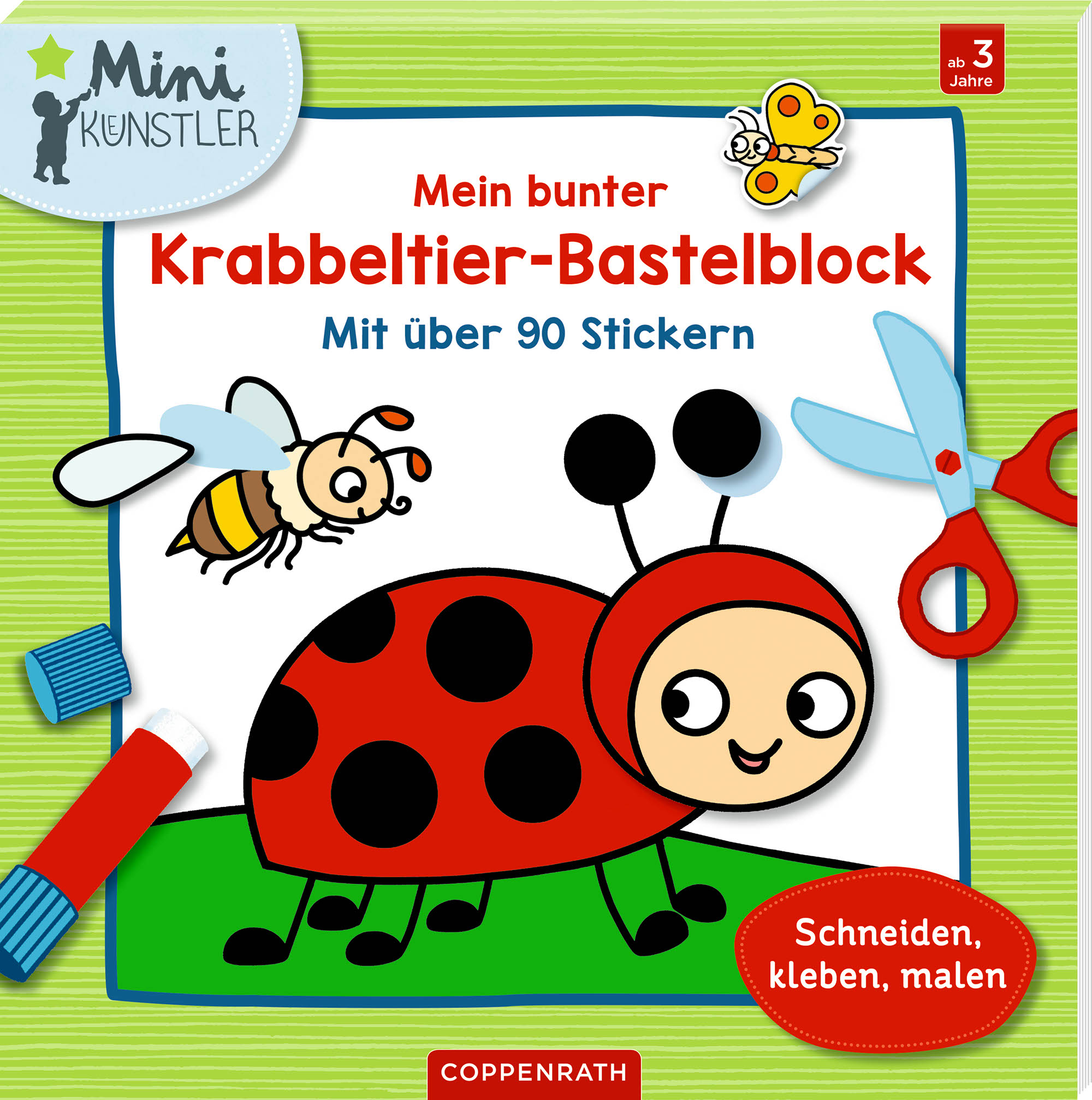 Mein bunter Krabbeltier-Bastelblock COPPENRATH Mehrfarbig 2000584481705 1
