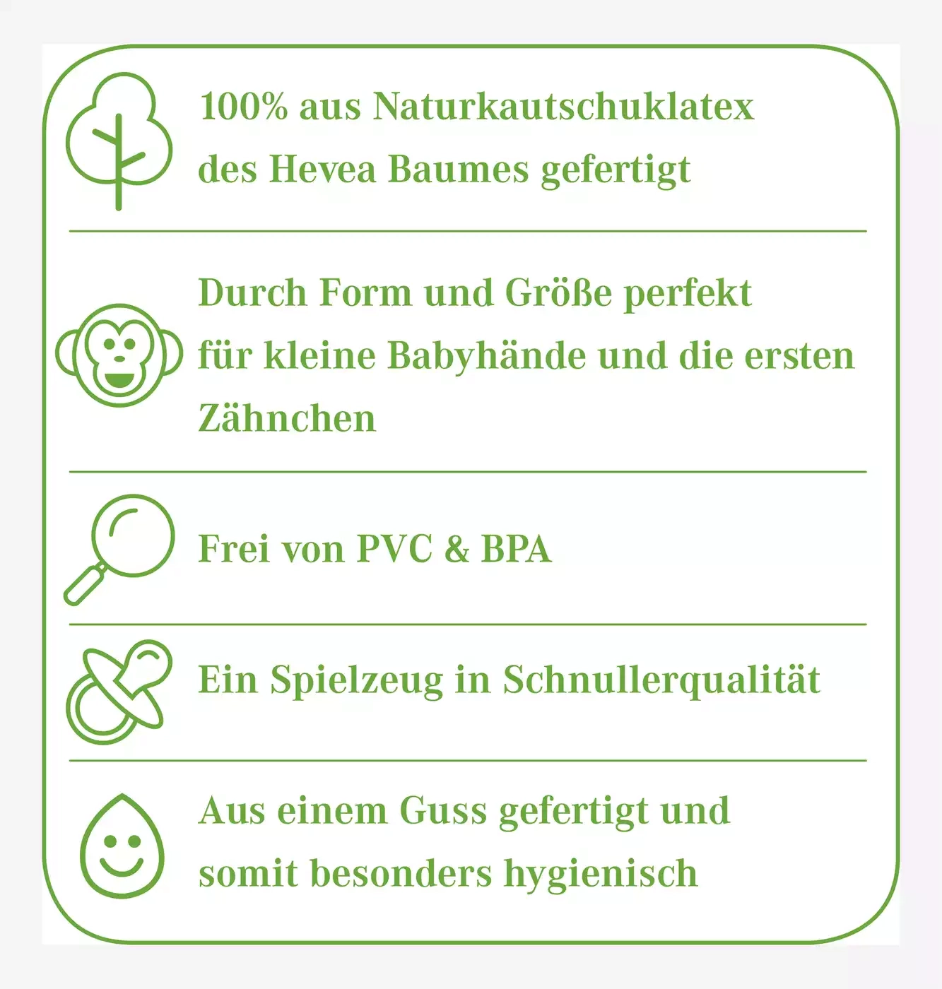 Beißringe, DIE SPIEGELBURG, Rot – Produktansicht