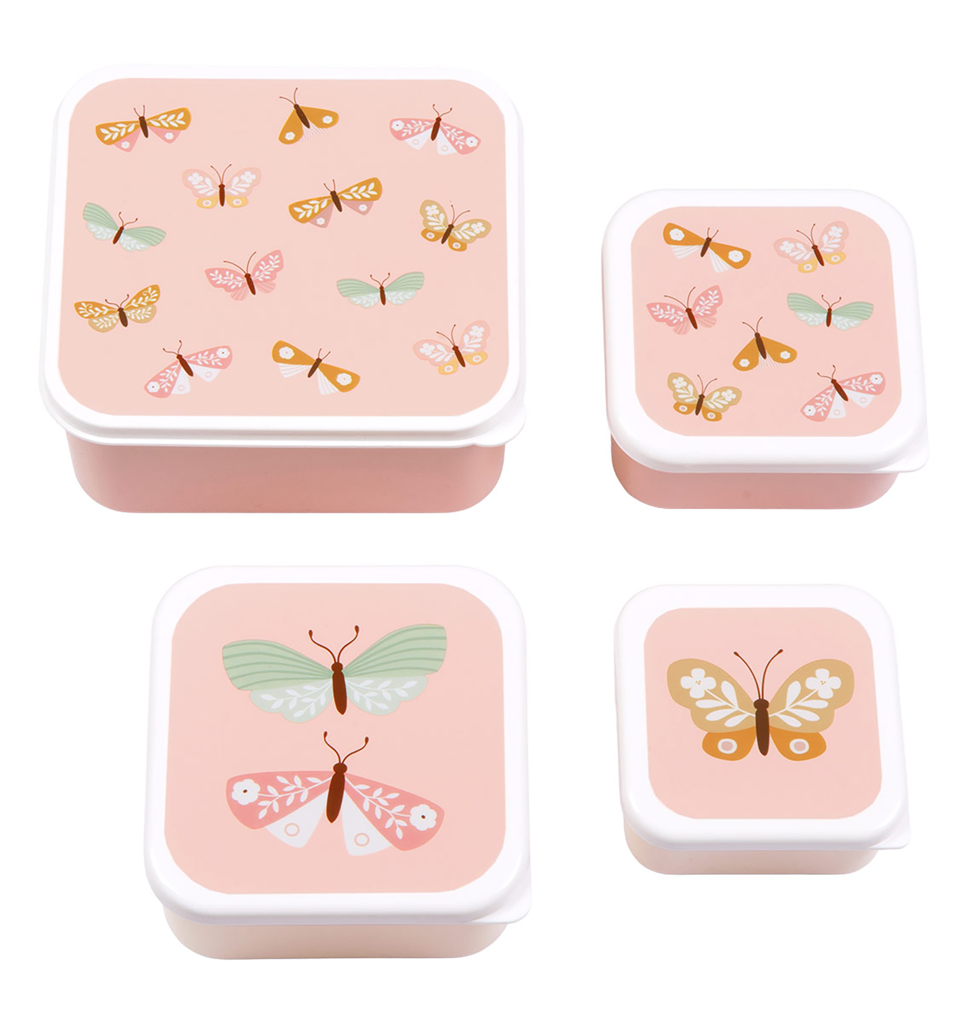 Luchbox 4er-Set Schmetterlinge Lovely Company Rosa 2000585210007 1