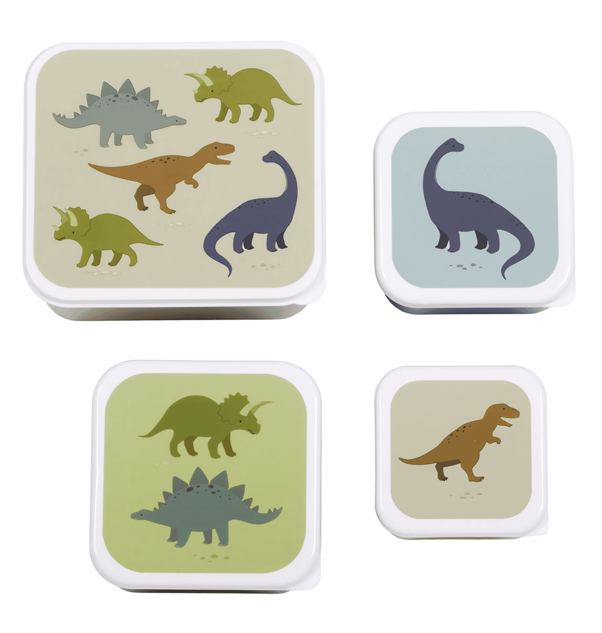 Lunchbox 4er-Set Dinosaurier Lovely Company Beige 2000585210106 1