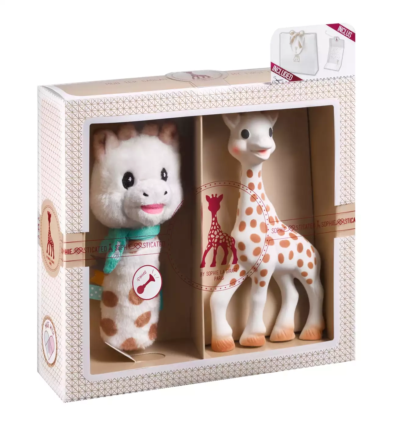 Beißringe, SOPHIE GIRAFE, Weiß – Produktansicht