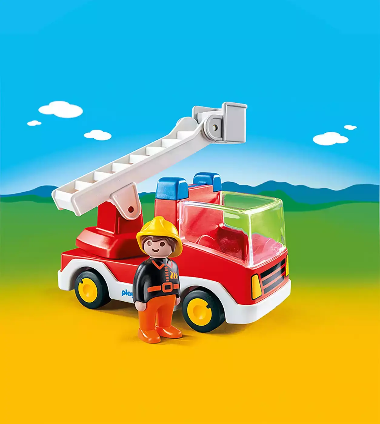 Feuerwehrleiterfahrzeug 6967 playmobil 2000568454909 3
