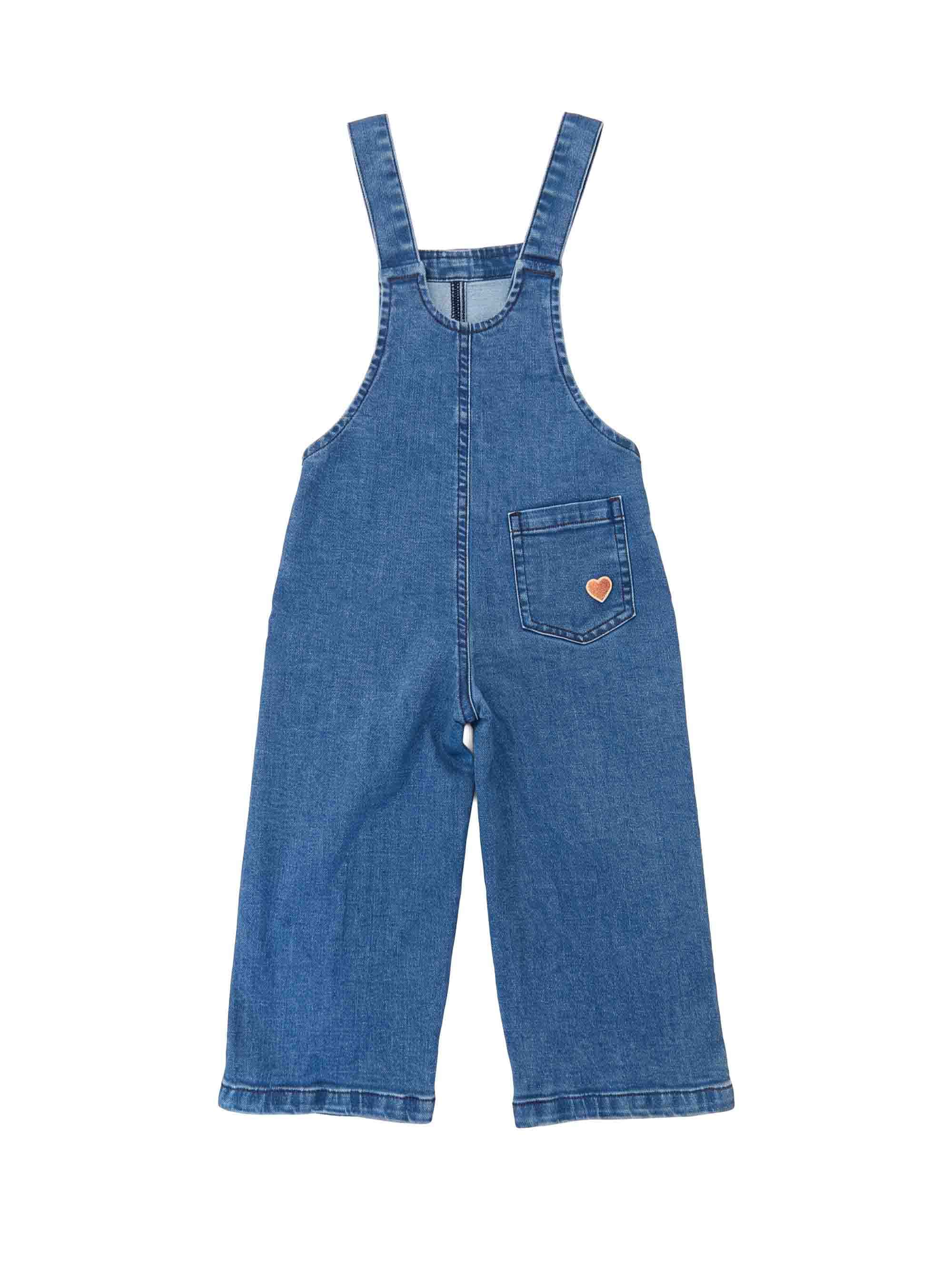 Latzhosen, LITTLE ONE, Blau – Besonderheit: aus 100% Baumwolle