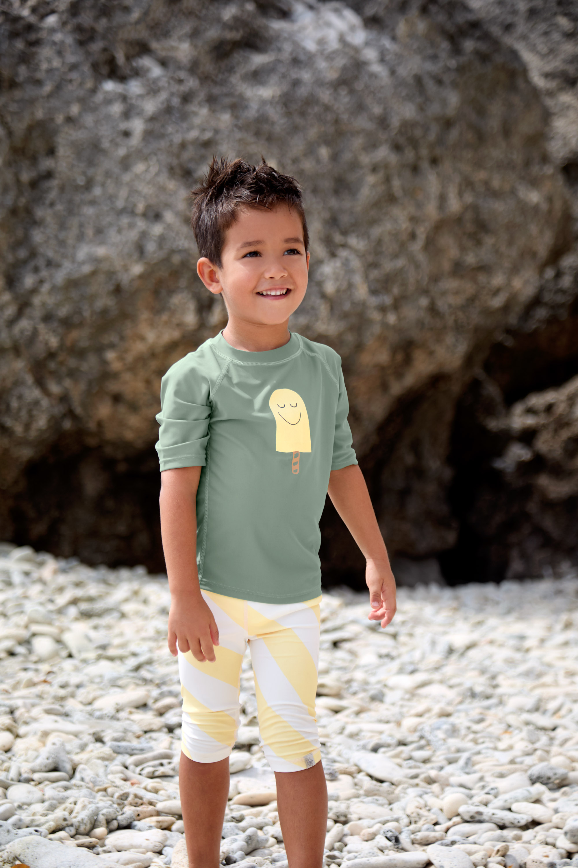 Schwimmanzüge & -shirts, LÄSSIG, Grün – Besonderheit: atmungsaktiv & schnelltrocknend