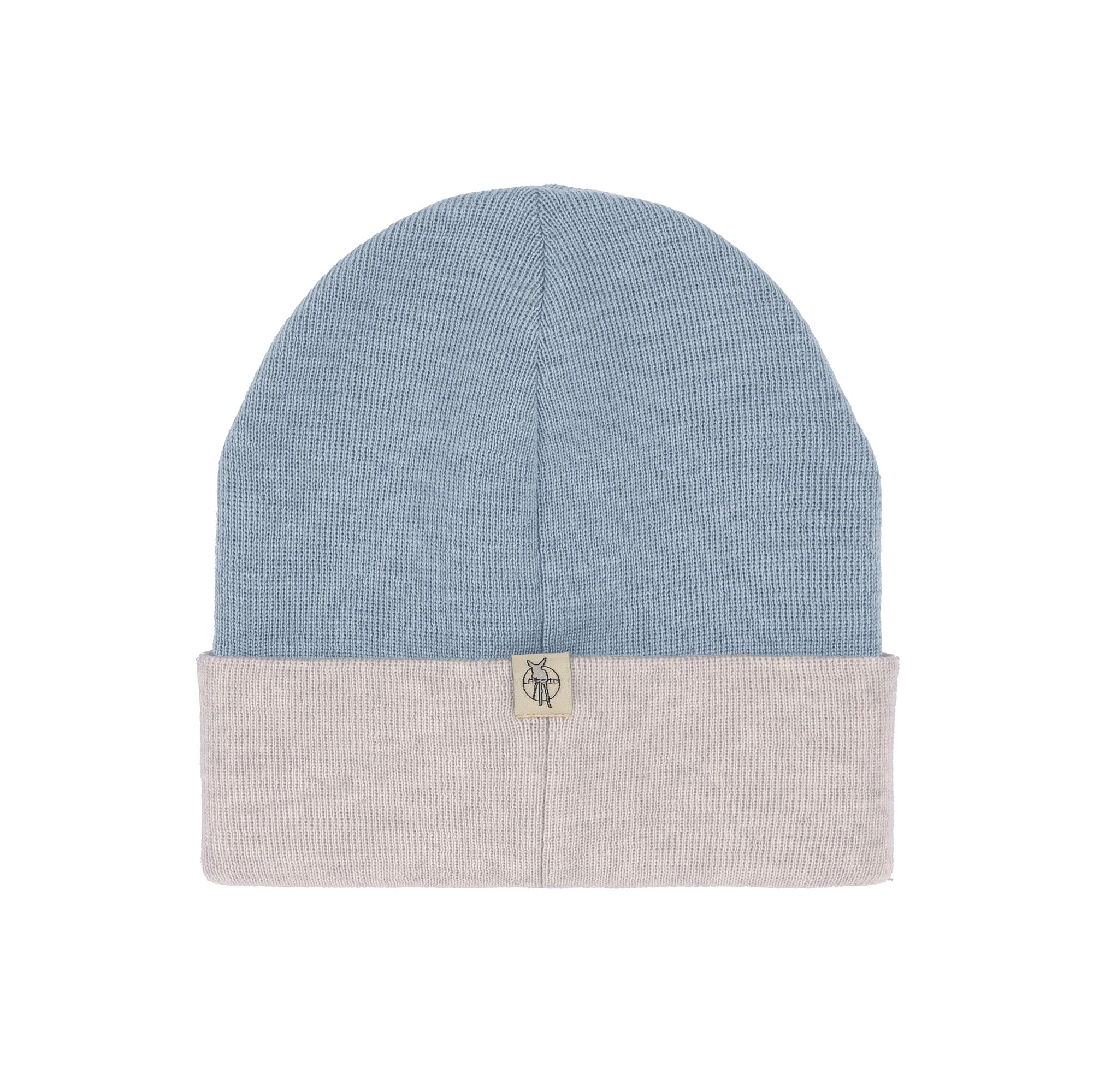 Beanie Mützen, LÄSSIG, Blau – Besonderheit: aus 100% Merinowolle