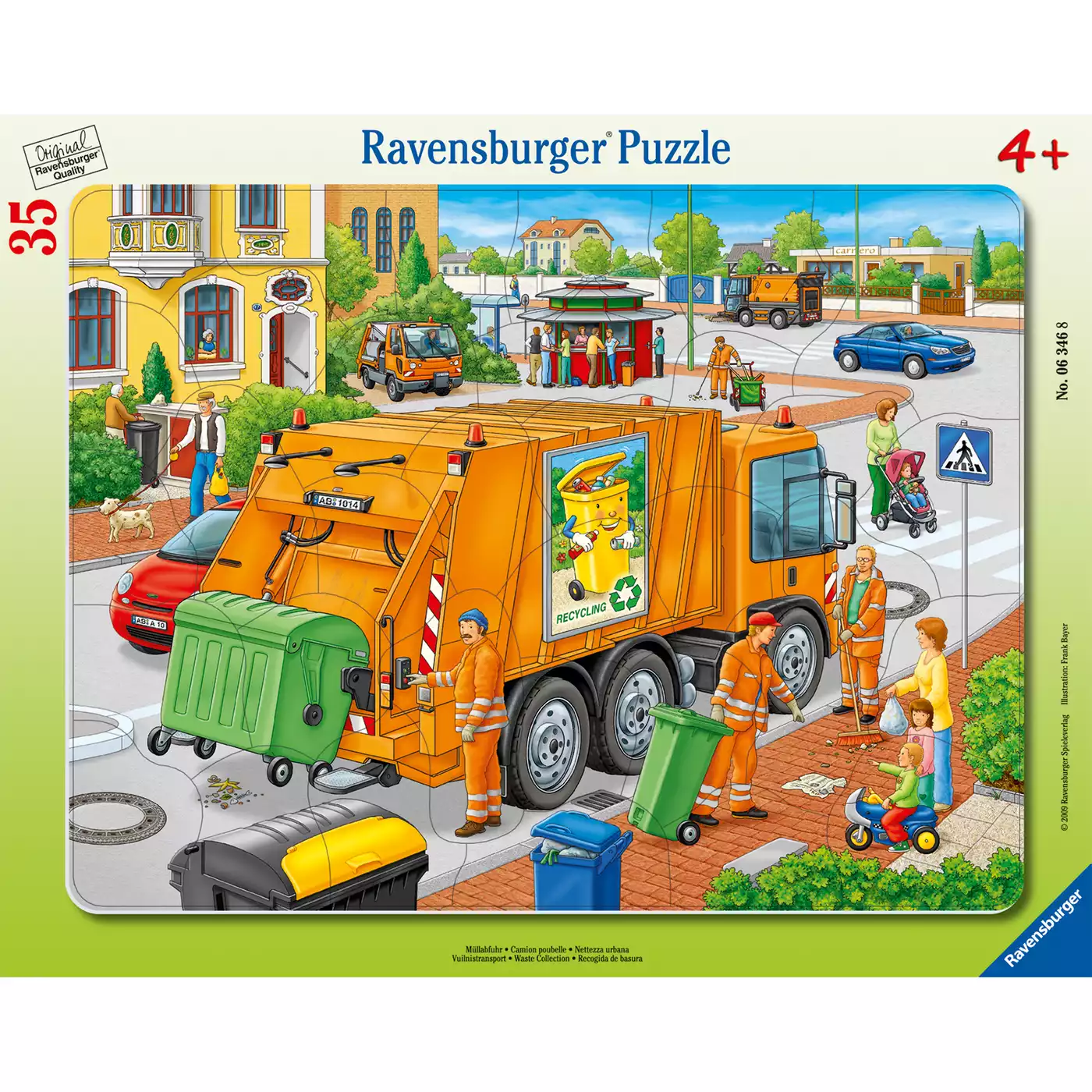 Kinderpuzzle Müllabfuhr Ravensburger 2000551586303 1