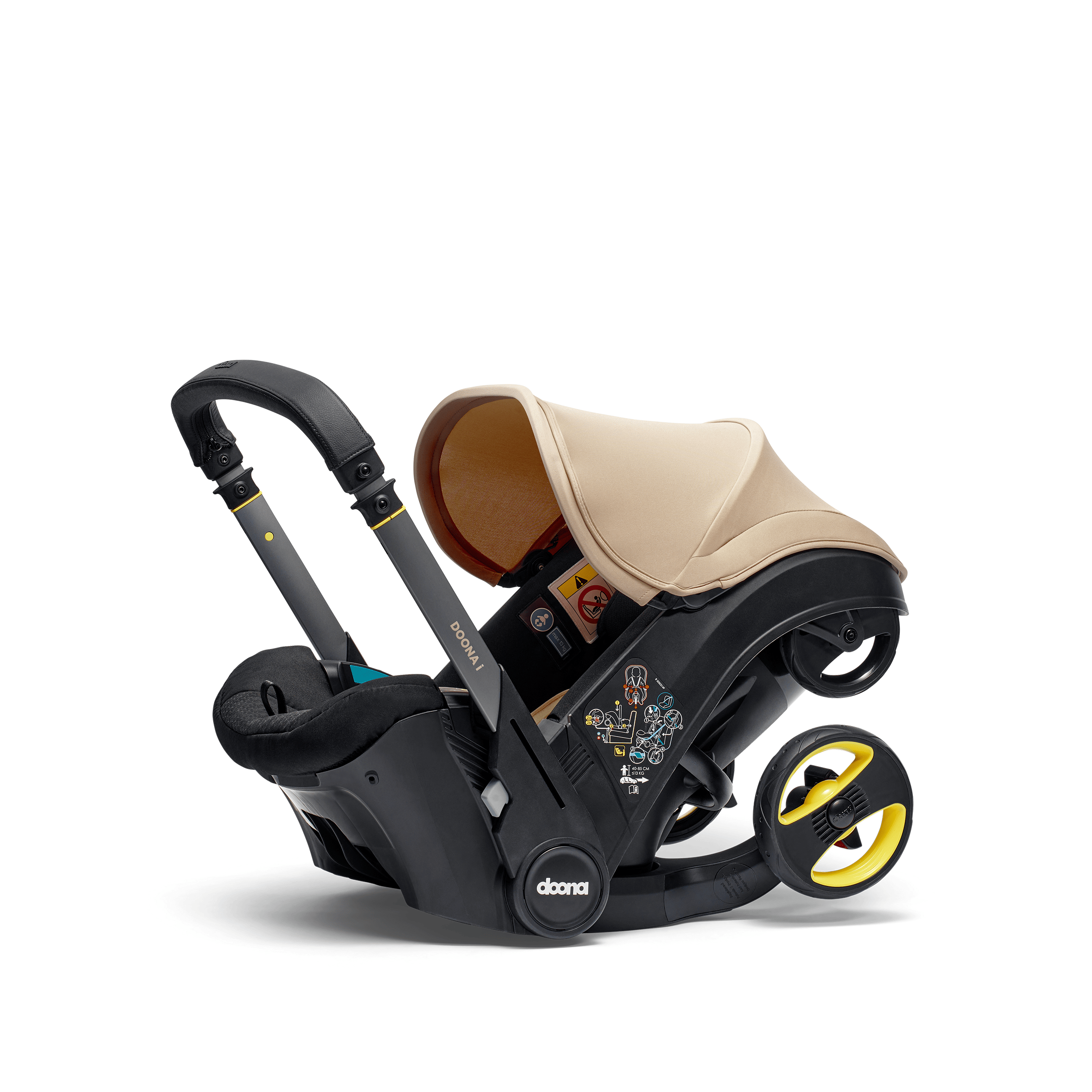Babyschalen 0-13 kg, Gruppe 0+, doona, Beige – Produktansicht