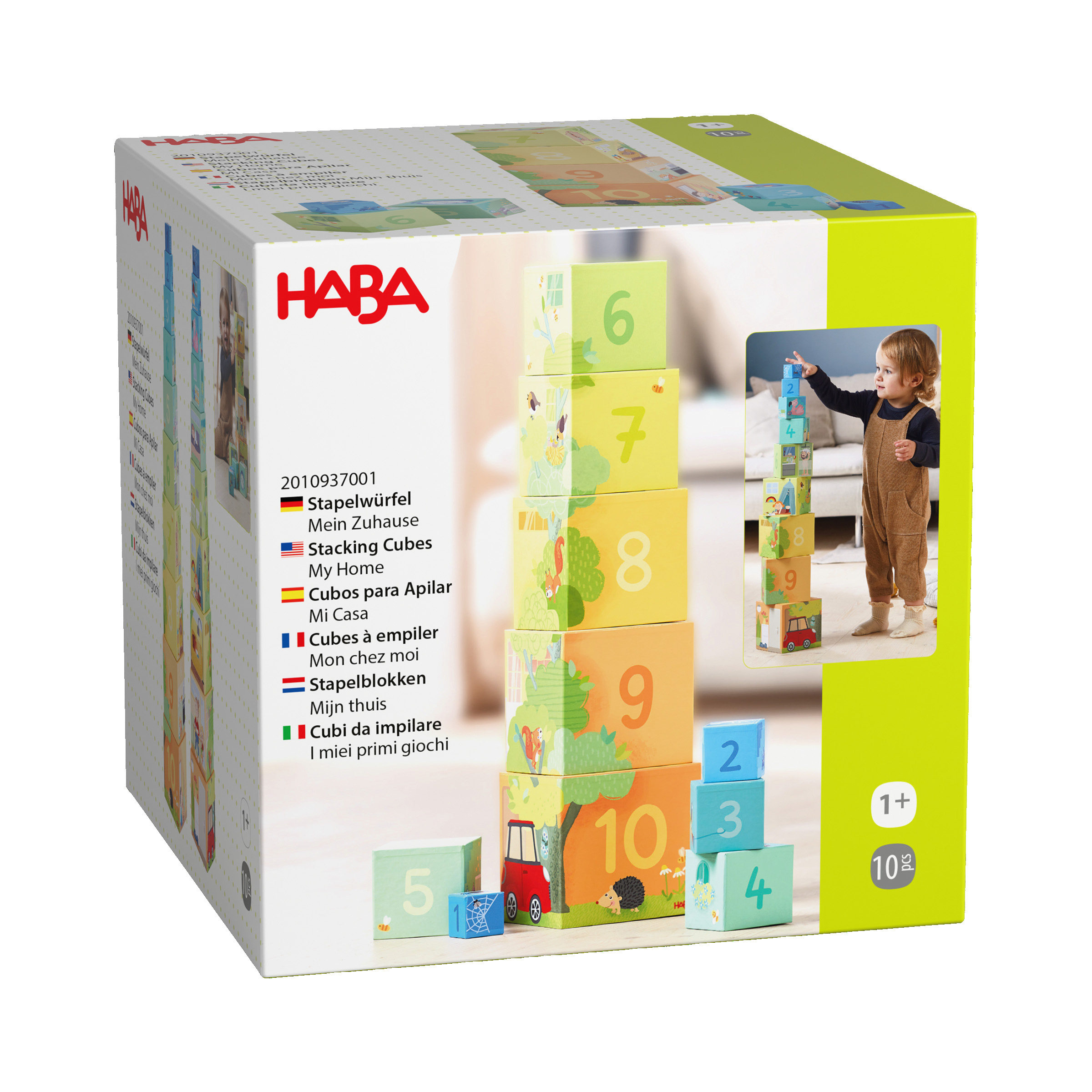 Stapeltürme, HABA, Grün – Produktansicht