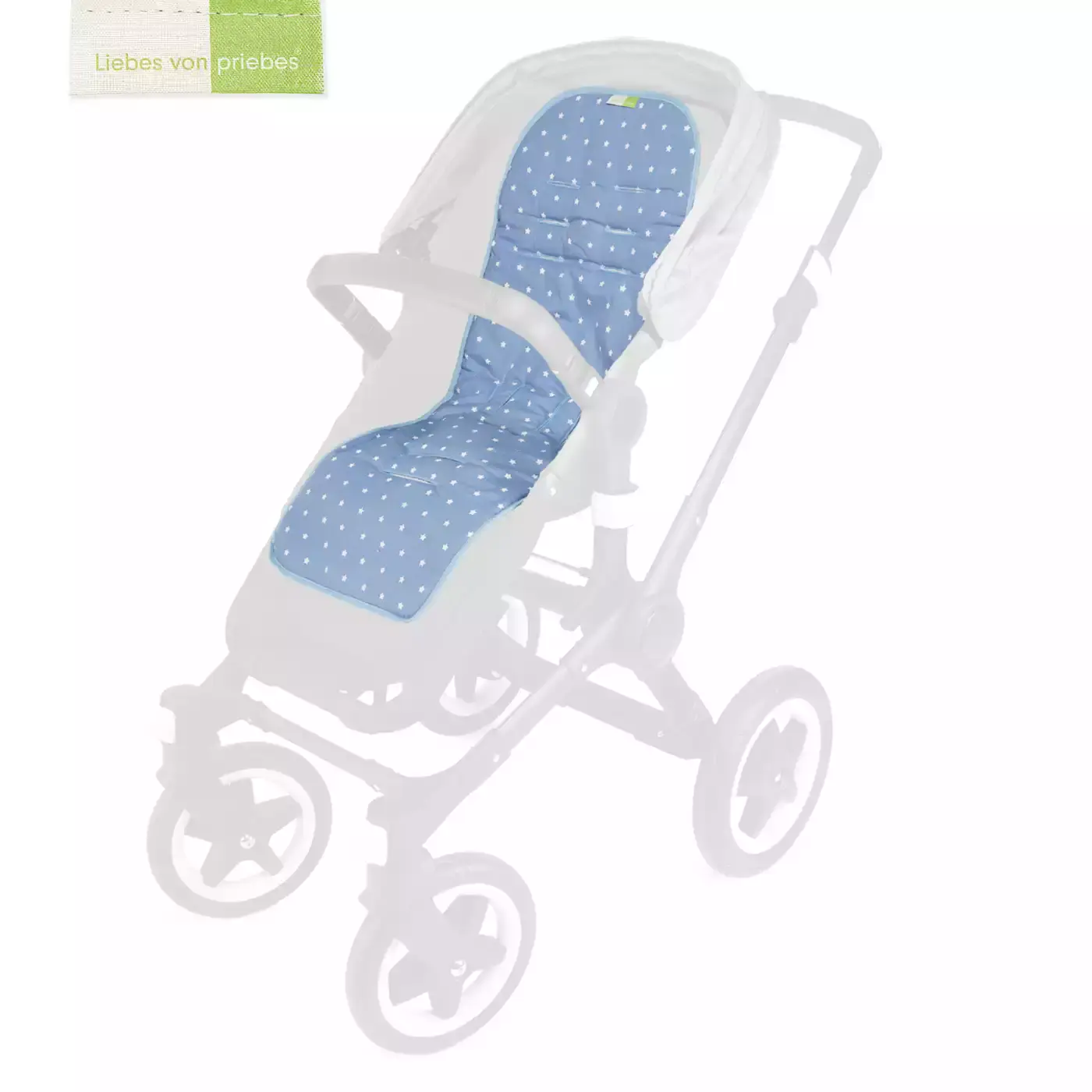 Sitzauflage Sissi Stars Denim Liebes von Priebes Blau 2000574244259 6