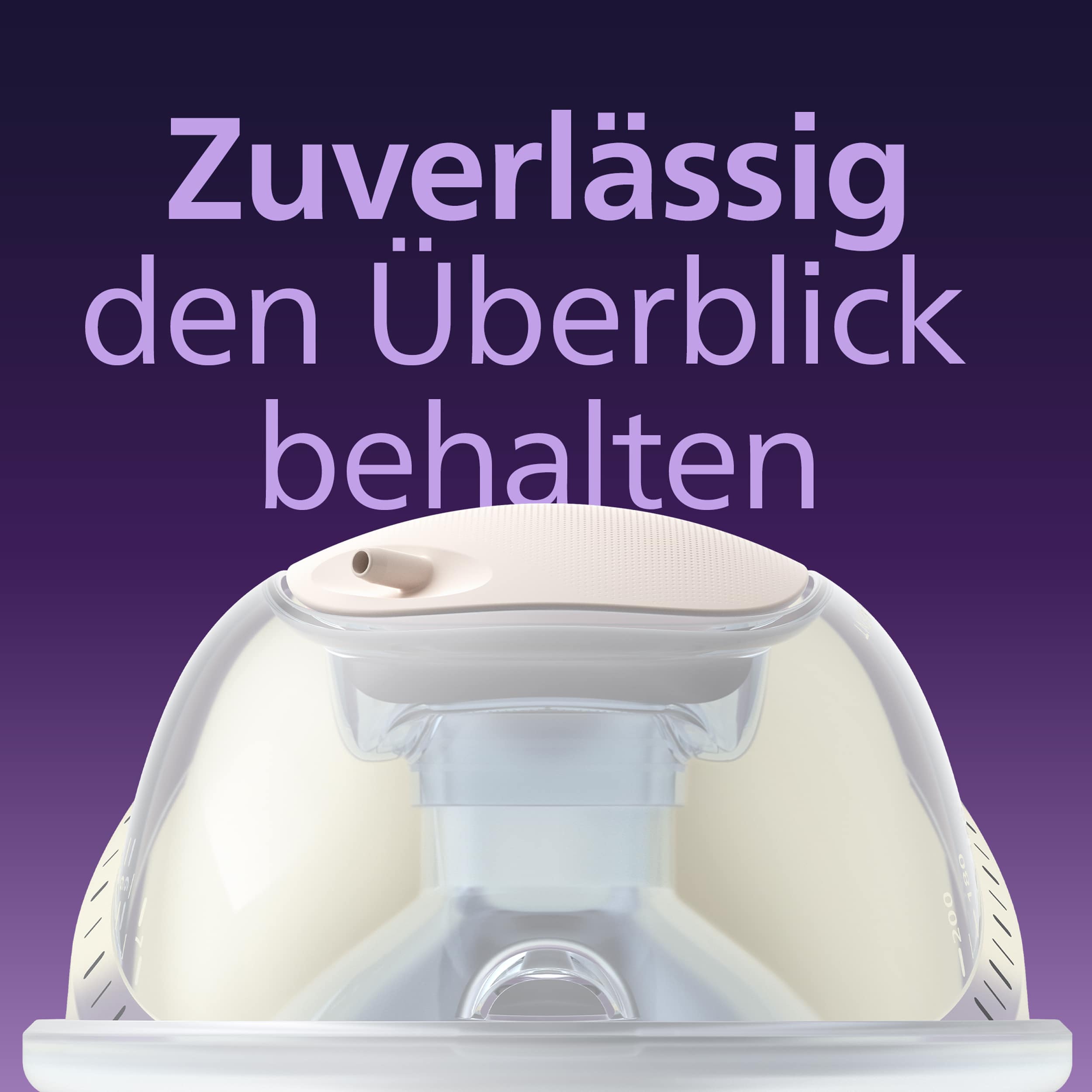 Hands Free Milchpumpen, PHILIPS AVENT, Weiß – Produktansicht