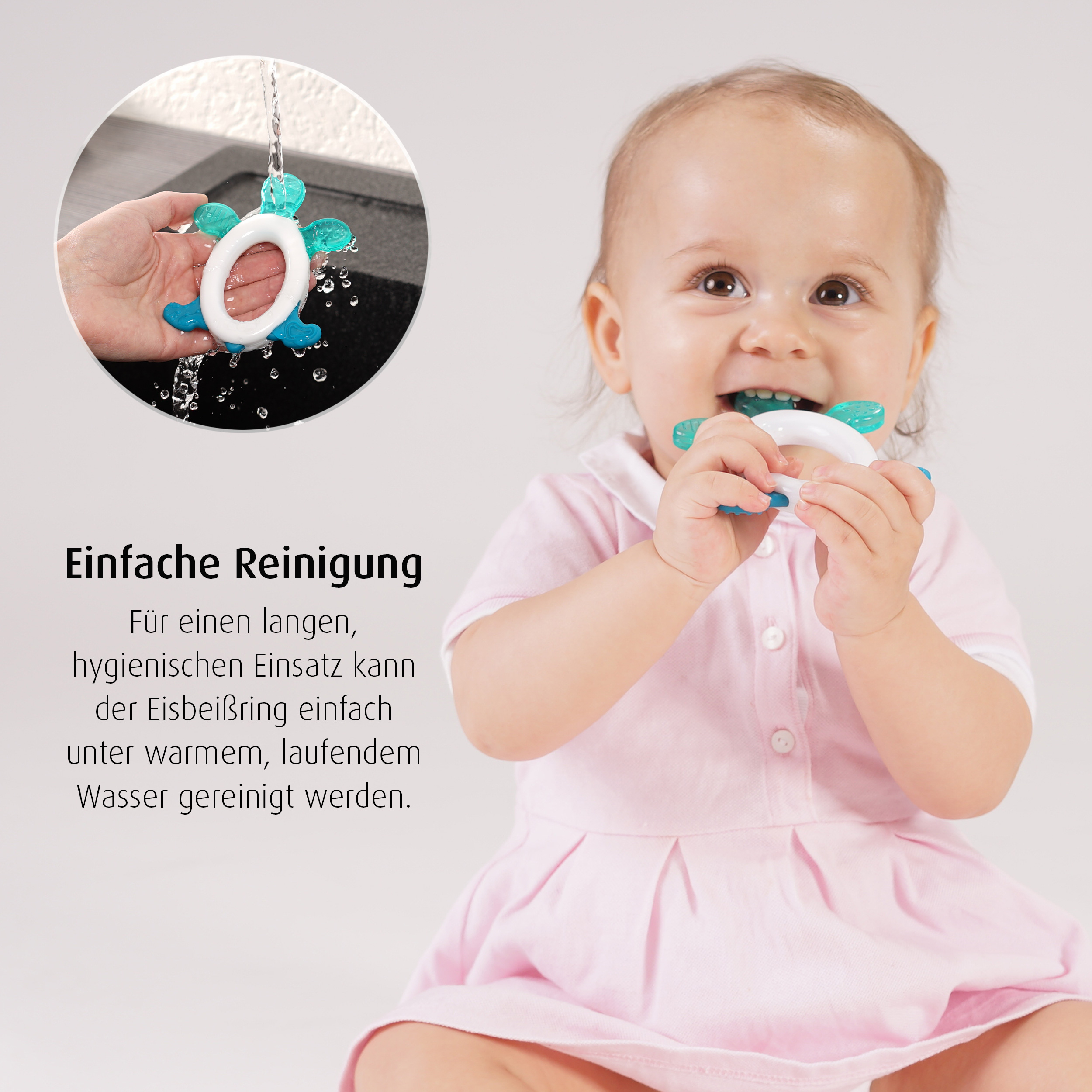 Beißringe, reer, Weiß – Produktansicht