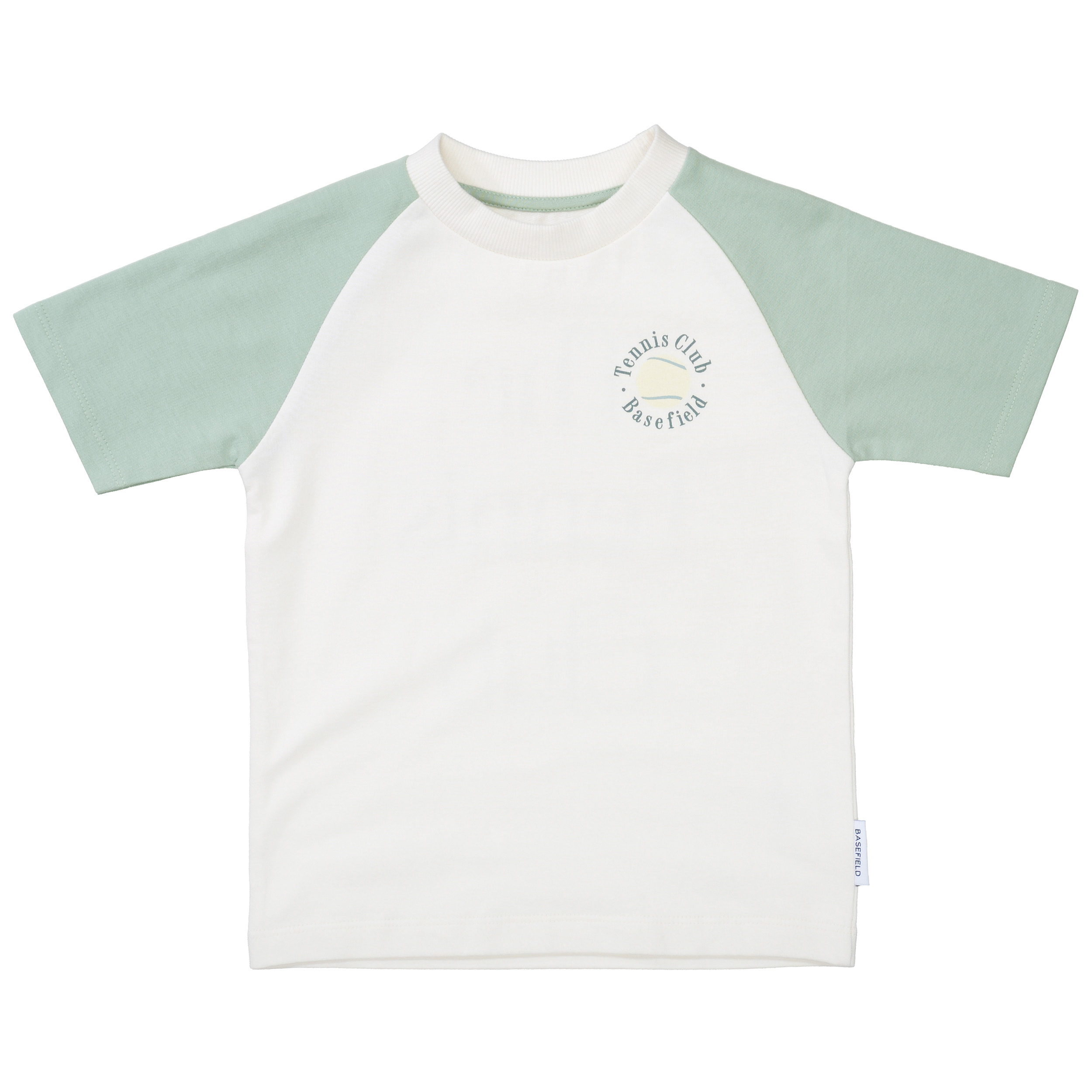 Kurzarmshirts, BASEFIELD, Grün – Produktansicht