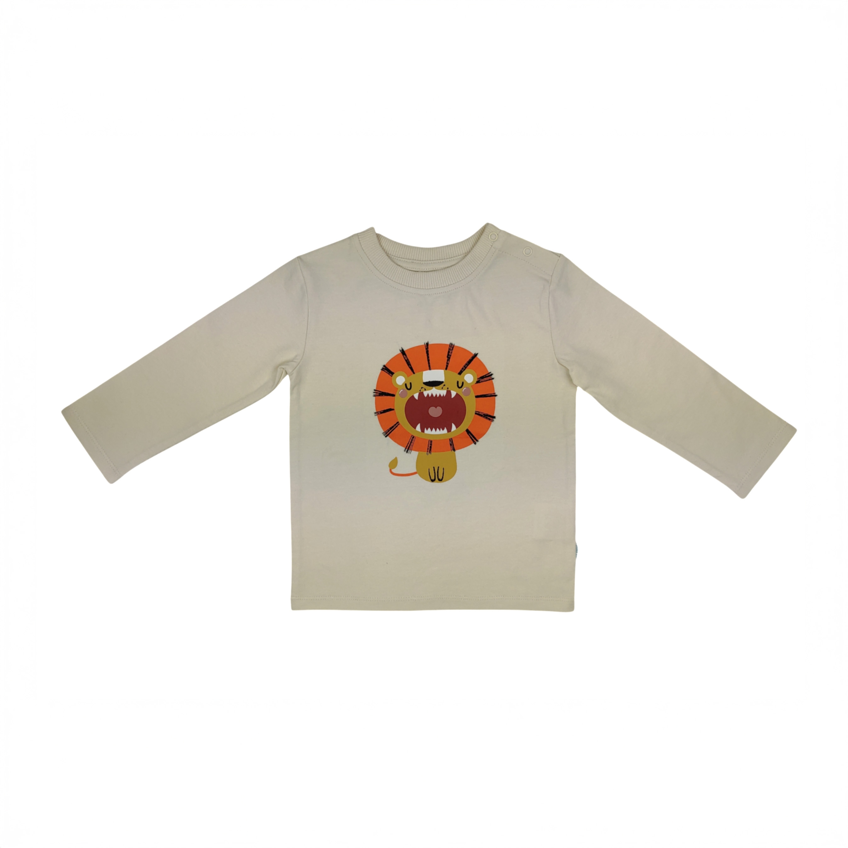 Langarmshirts, LITTLE ONE, Beige – Besonderheit: aus 95% Baumwolle