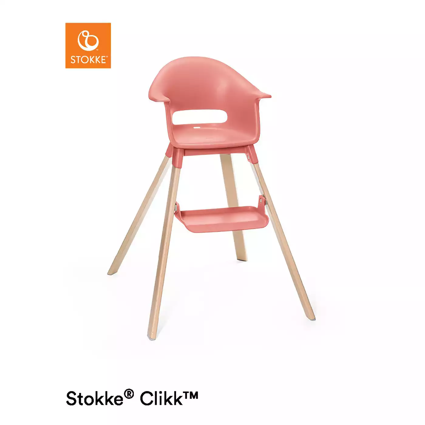 Clikk™ Hochstuhl Sunny Coral STOKKE Rosa 2000577668304 6