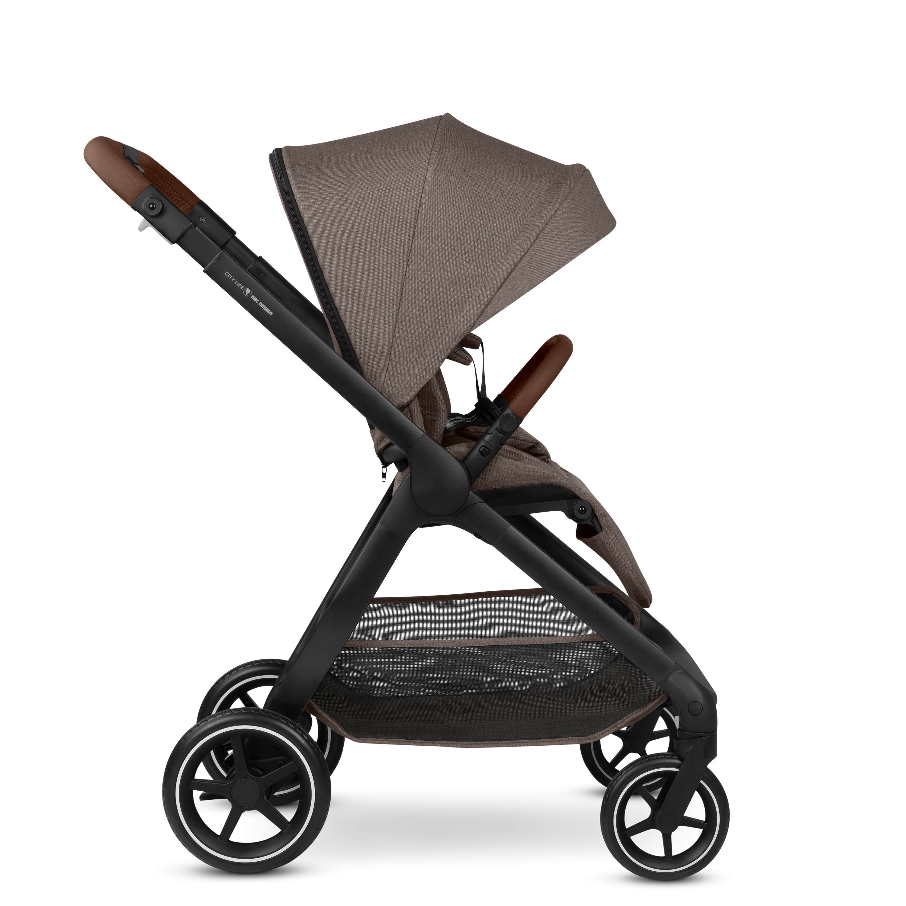 Sportwagen, ABC DESIGN, Beige – Besonderheit: kompakt & leicht: Ideal für enge Bürgersteige, Bus & Bahn