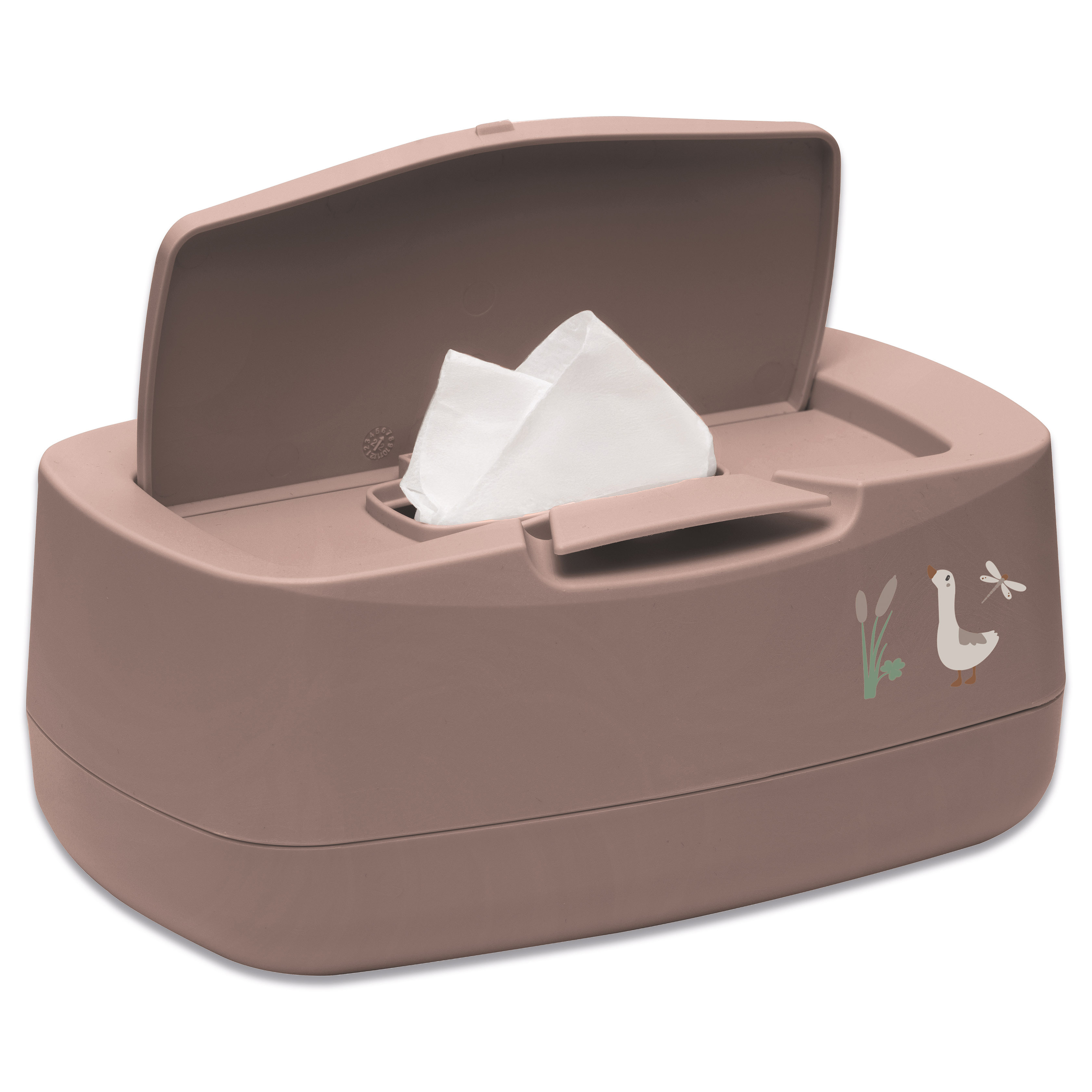 Feuchttücherboxen, bébé-jou, Braun – Produktansicht