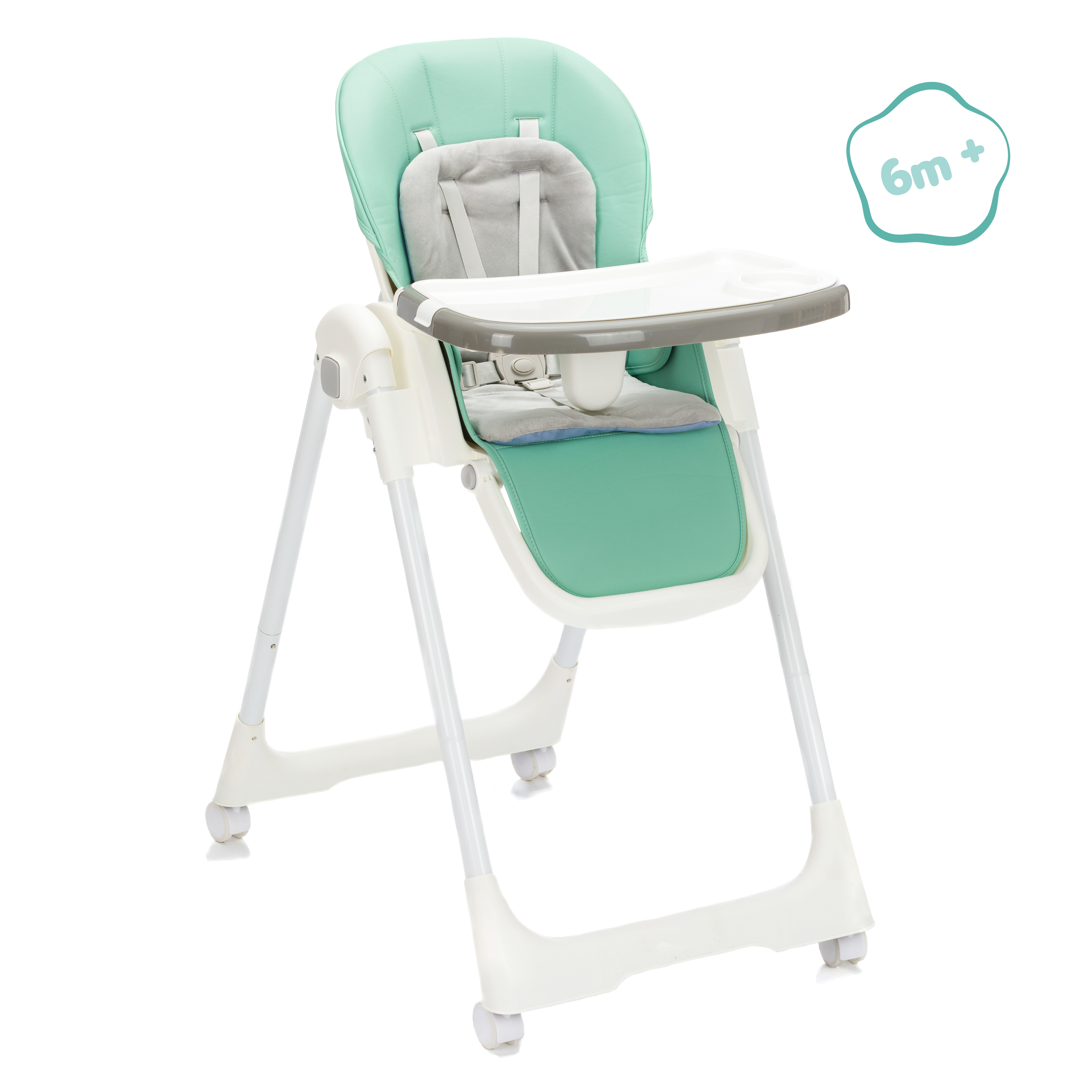 Hochstühle, fillikid, Grün – Besonderheit: kann kompakt zusammengefaltet werden