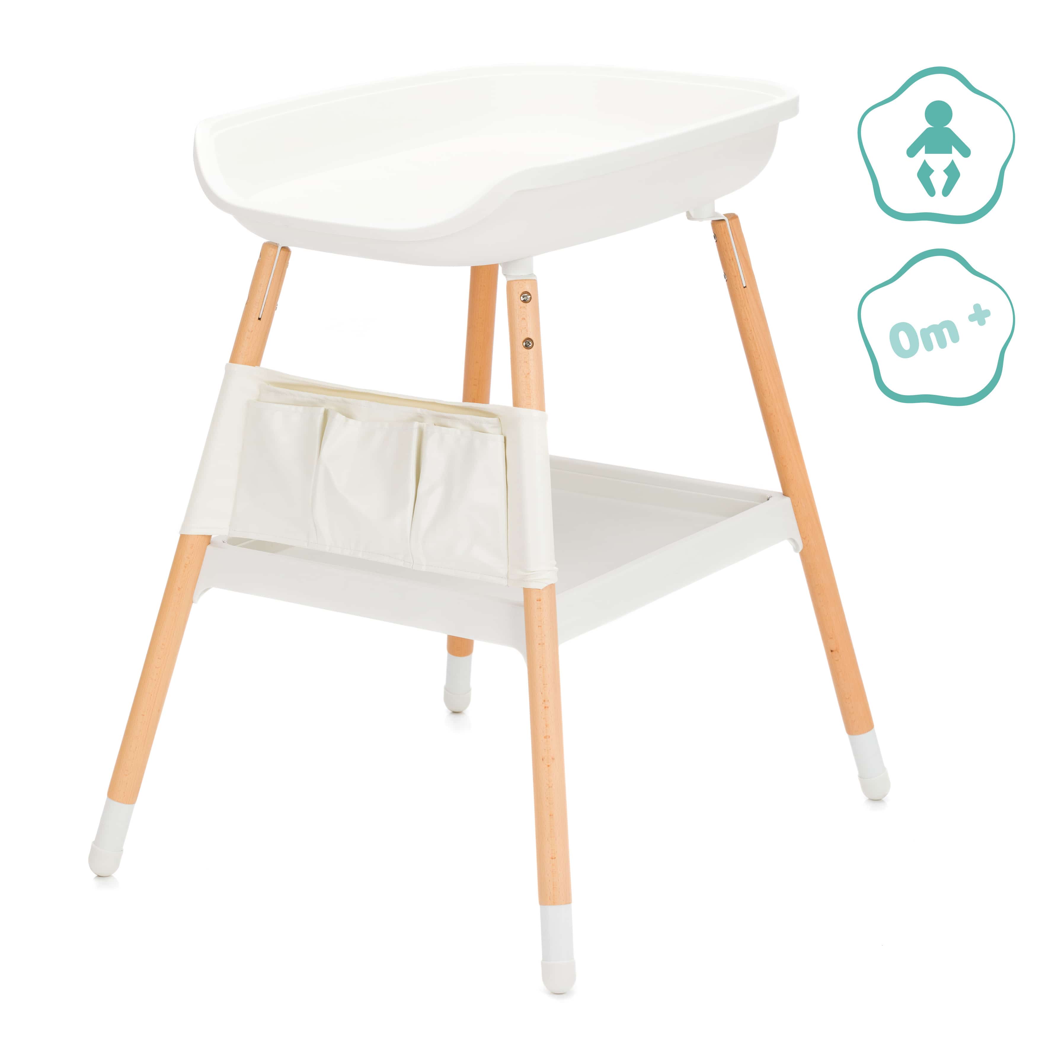 Wickeltische, fillikid, Weiß – Besonderheit: herausnehmbare, abwischbare Auflage