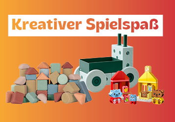 Bauklötze: kreativer Spielspaß.