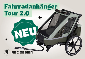 Neu: ABC Design Fahrradanhänger Tour 2.0