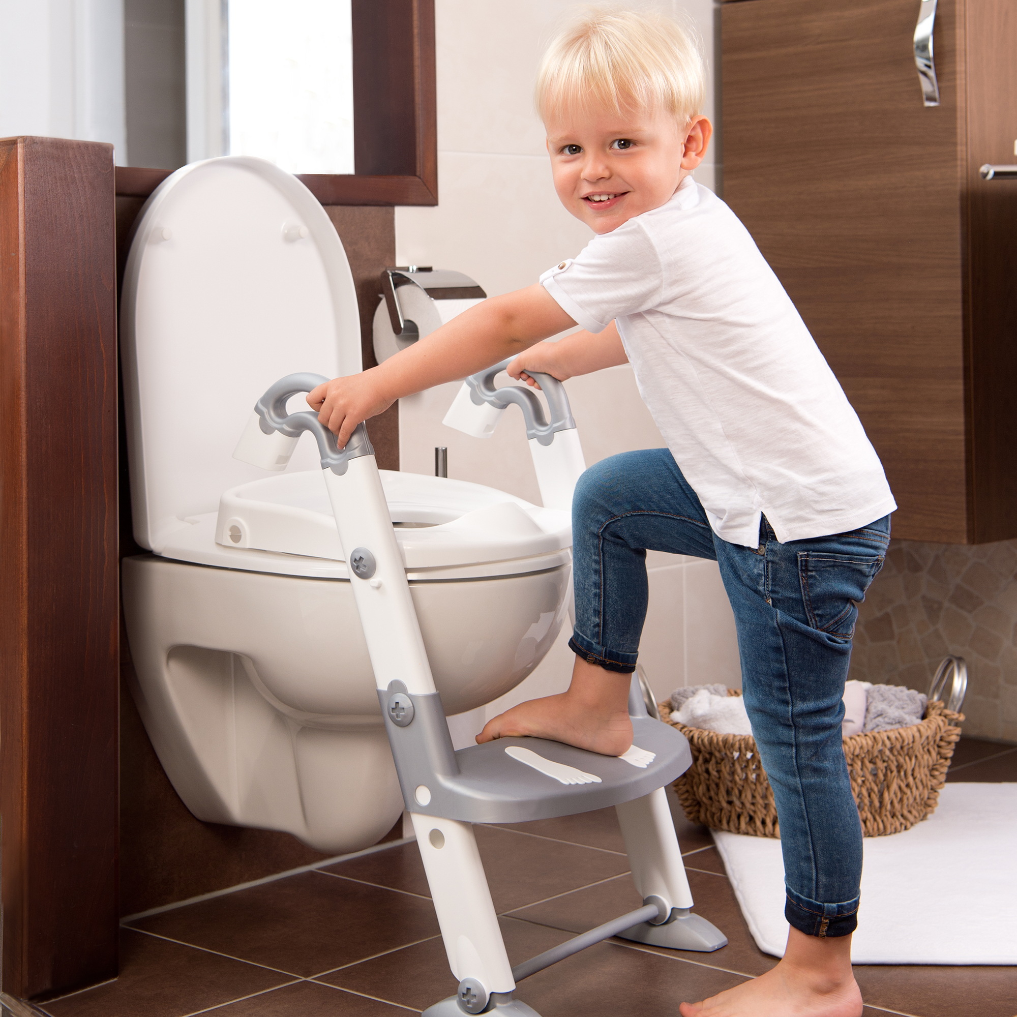 Toilettentrainer 3-in-1 KidsKit Weiß 2000572376105 2