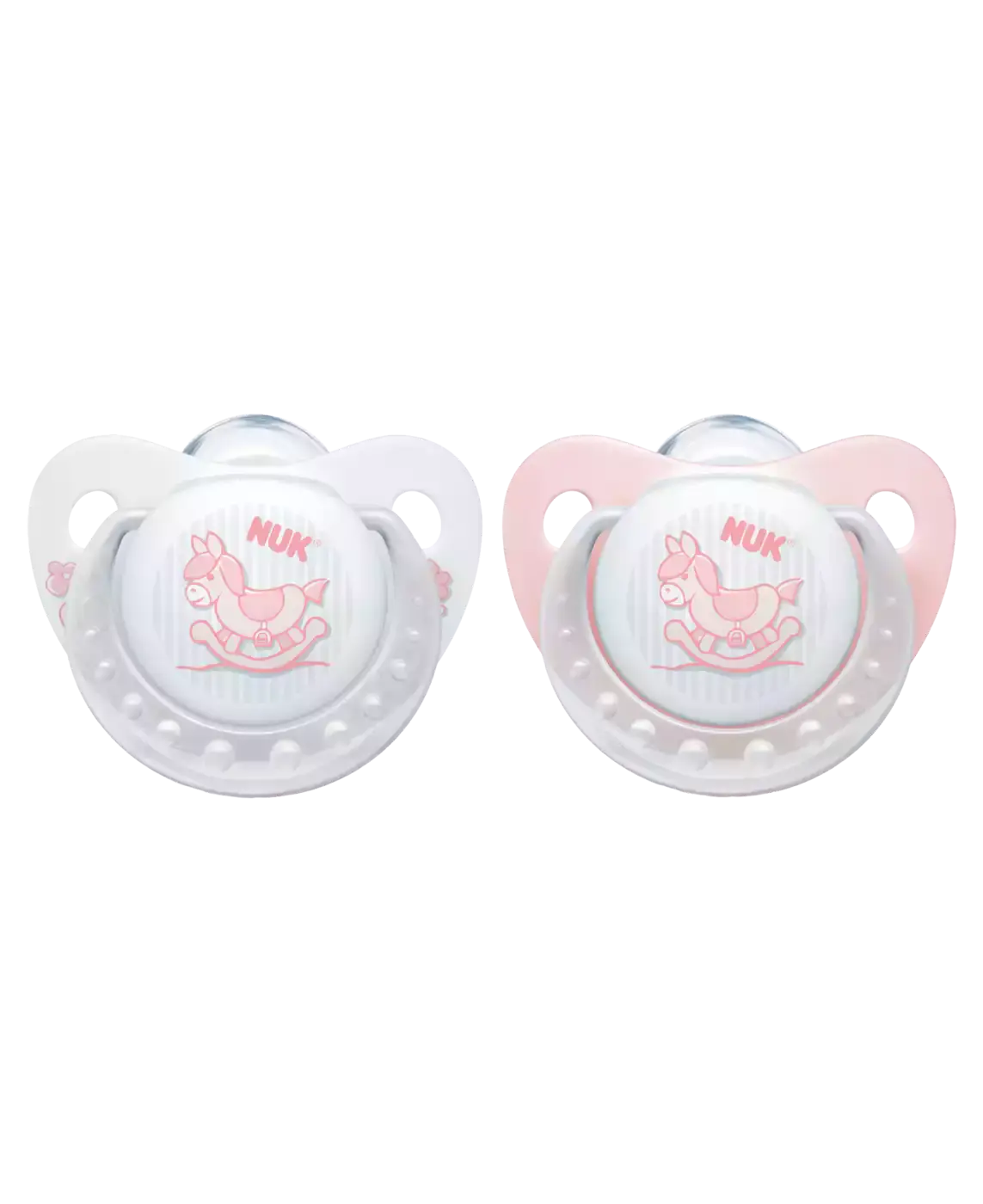 Baby Rose Trendline Silikon-Schnuller 6-18 Monate NUK Beige Pink Transparent Rosa Weiß 2000571029507 3