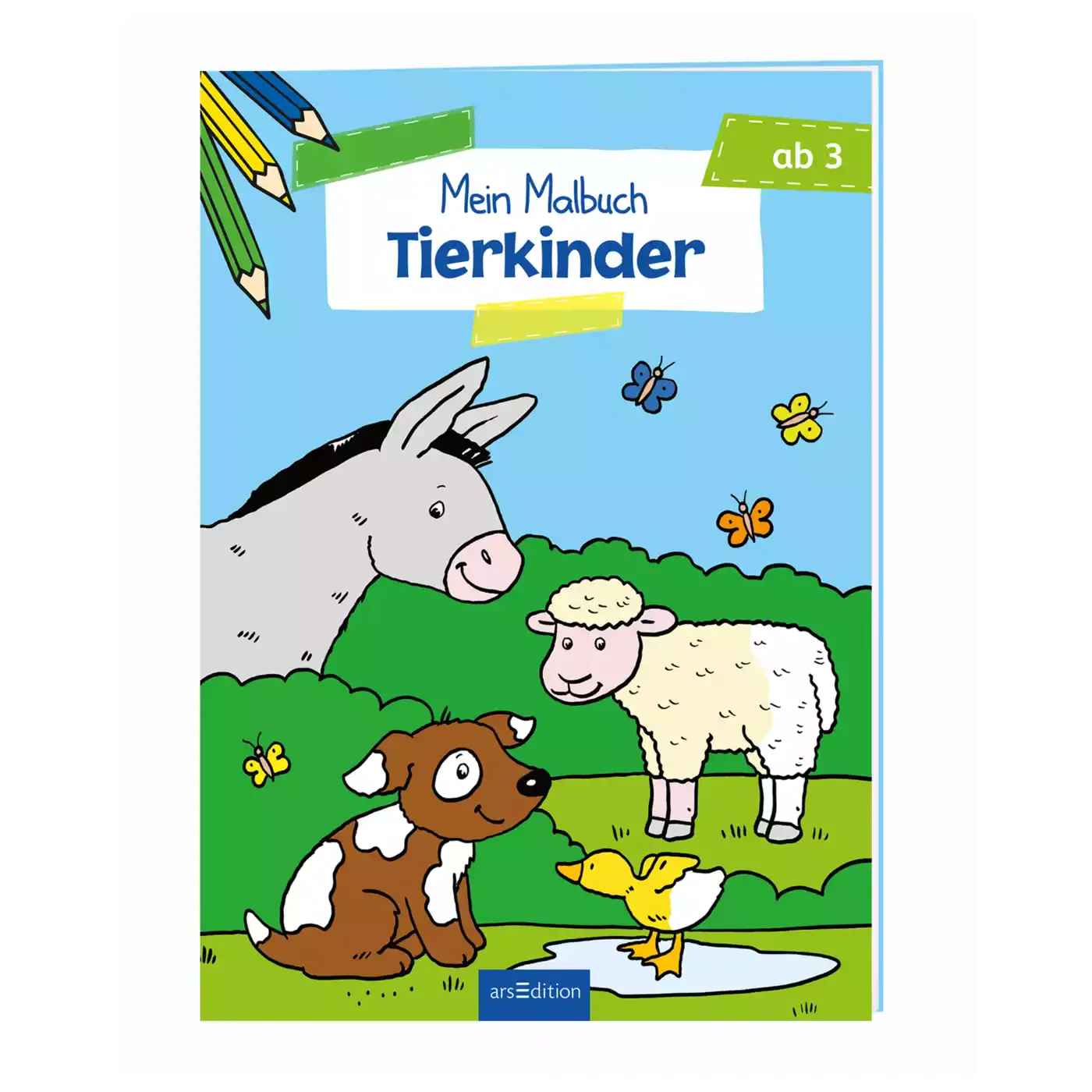 Mein Malbuch - Tierkinder arsEdition 2000574201580 1