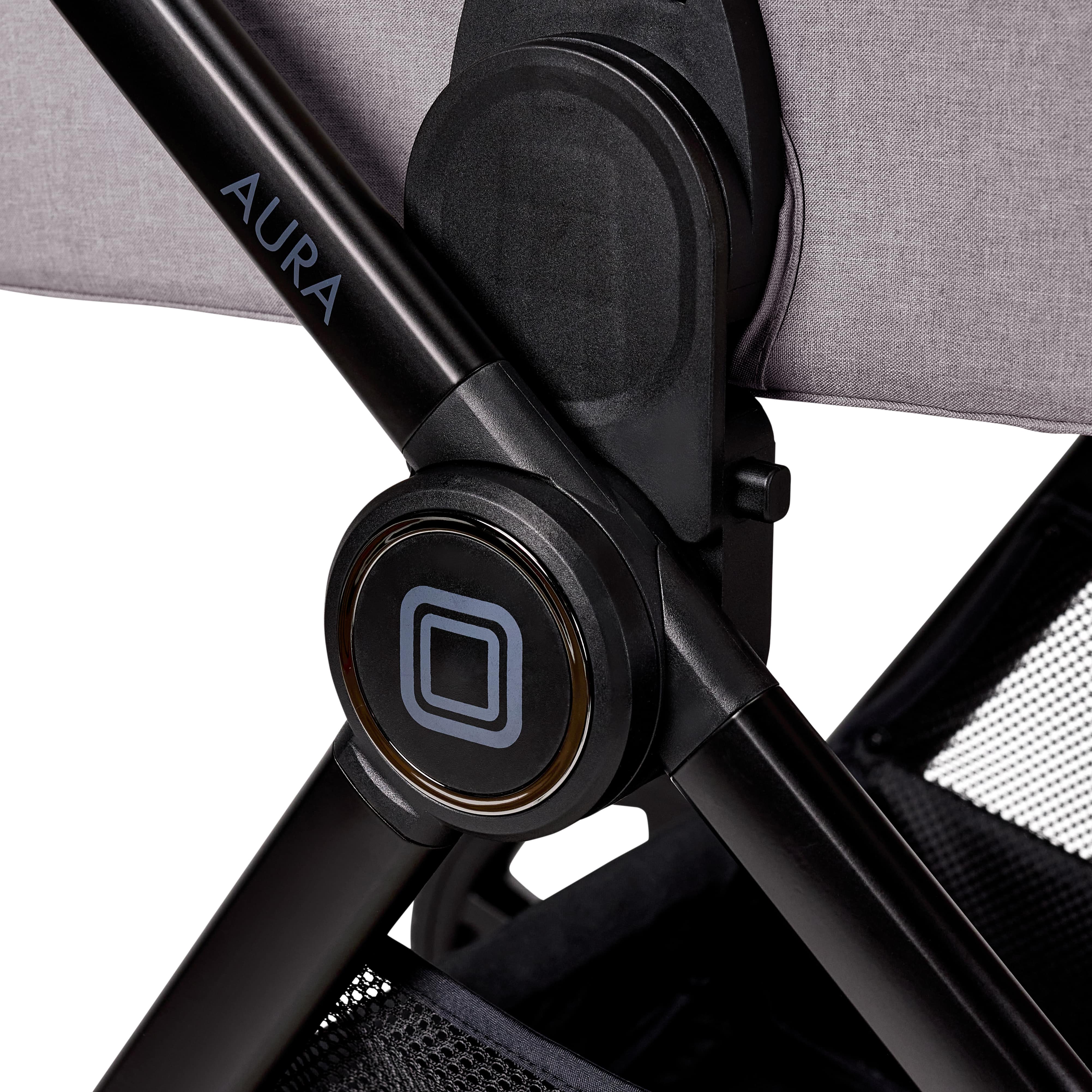 Kombi-Kinderwagen, MOON, Grau – Produktansicht