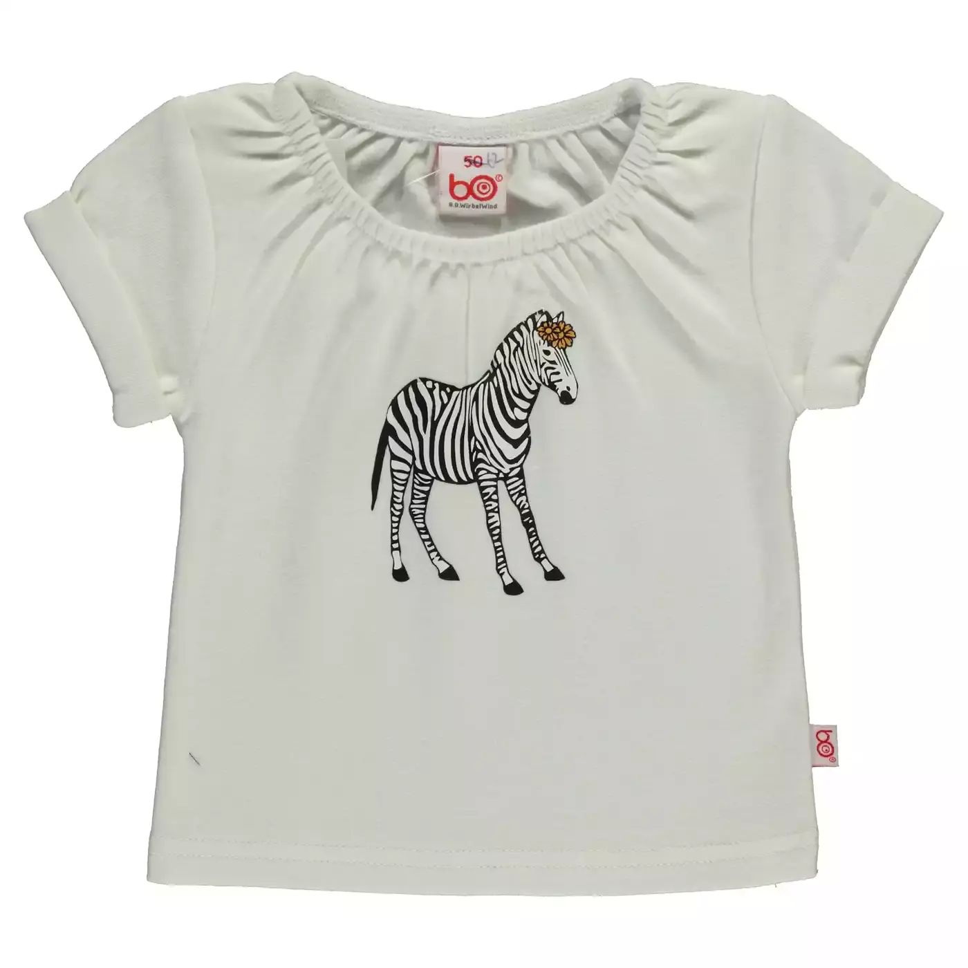 T-Shirt Zebra B.O. WirbelWind Weiß 2004575380107 3