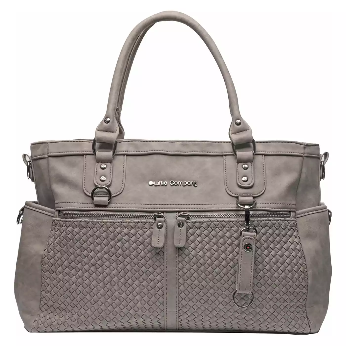 Wickeltasche Monaco Braided taupe Little Company Grau Taupe 2000576181262 1