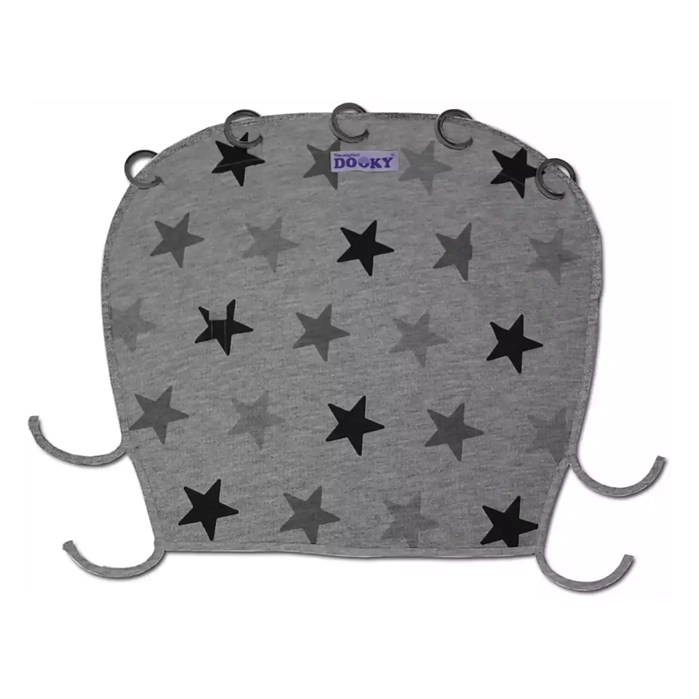 Dooky Cover Grey Stars elementsforkids Grau 2000567575605 1