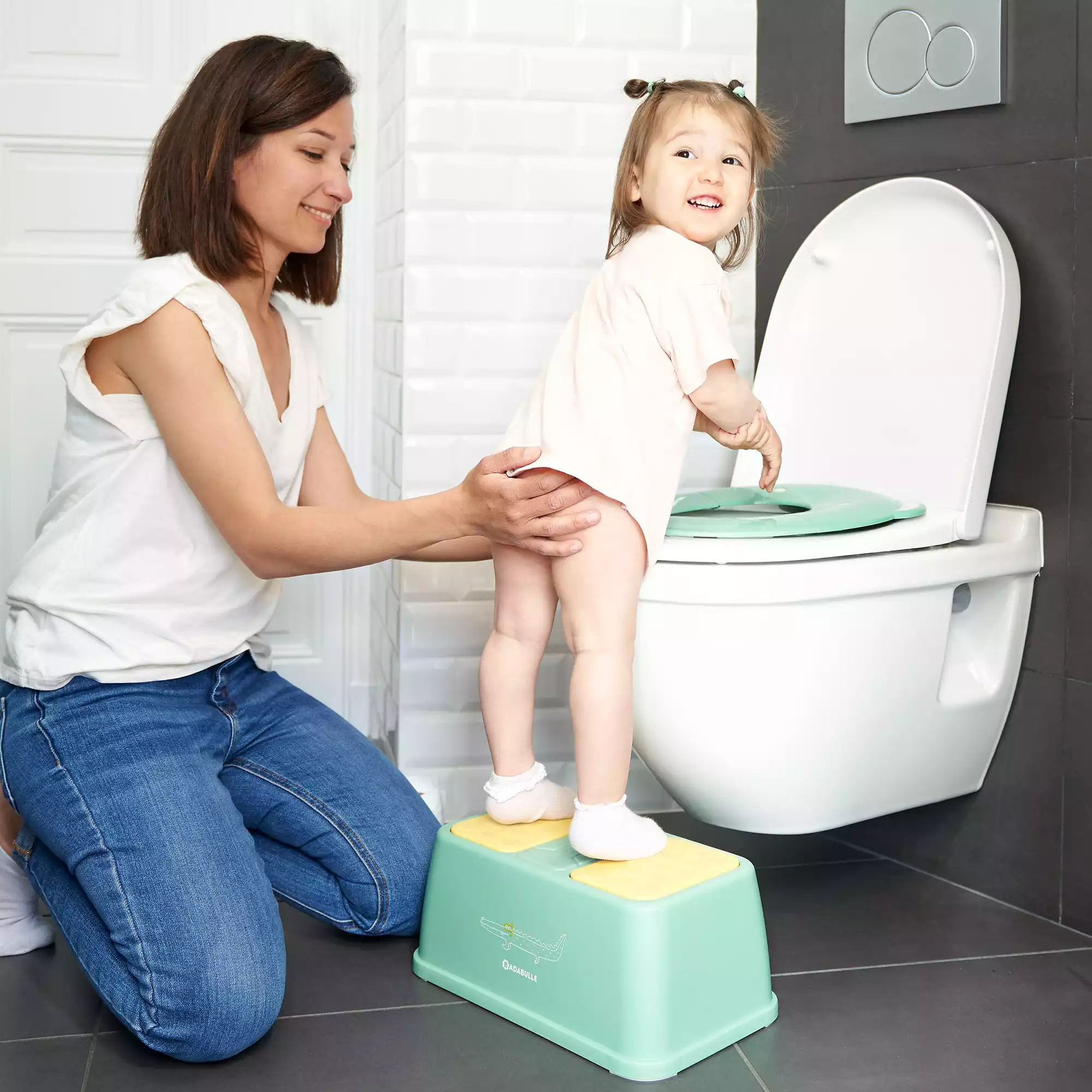 BabyOne Faltbarer | Toilettensitz Bär babymoov | Grün