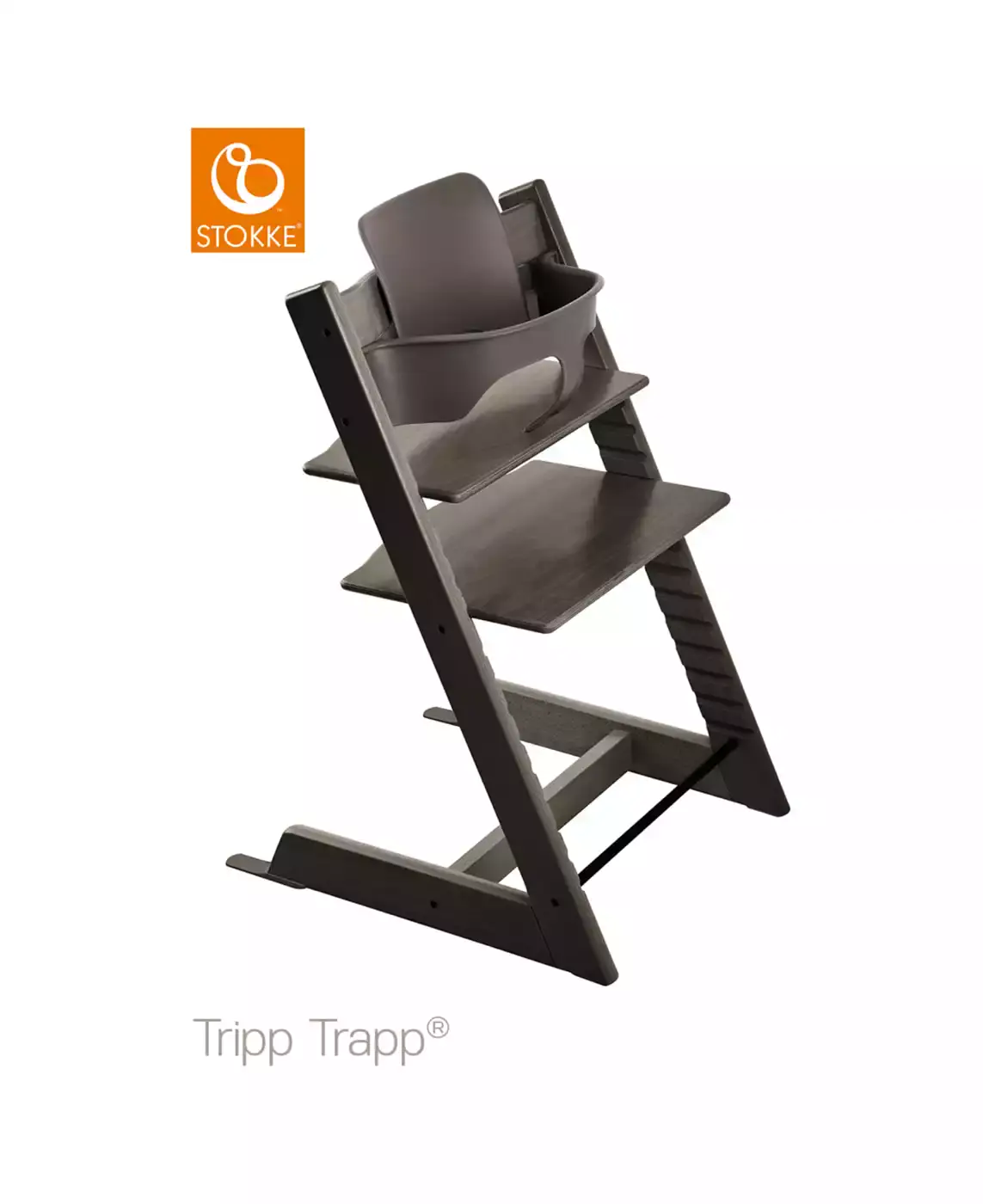 Tripp Trapp® Baby Set Hazy Grey STOKKE Dunkelgrau 2000566859904 4