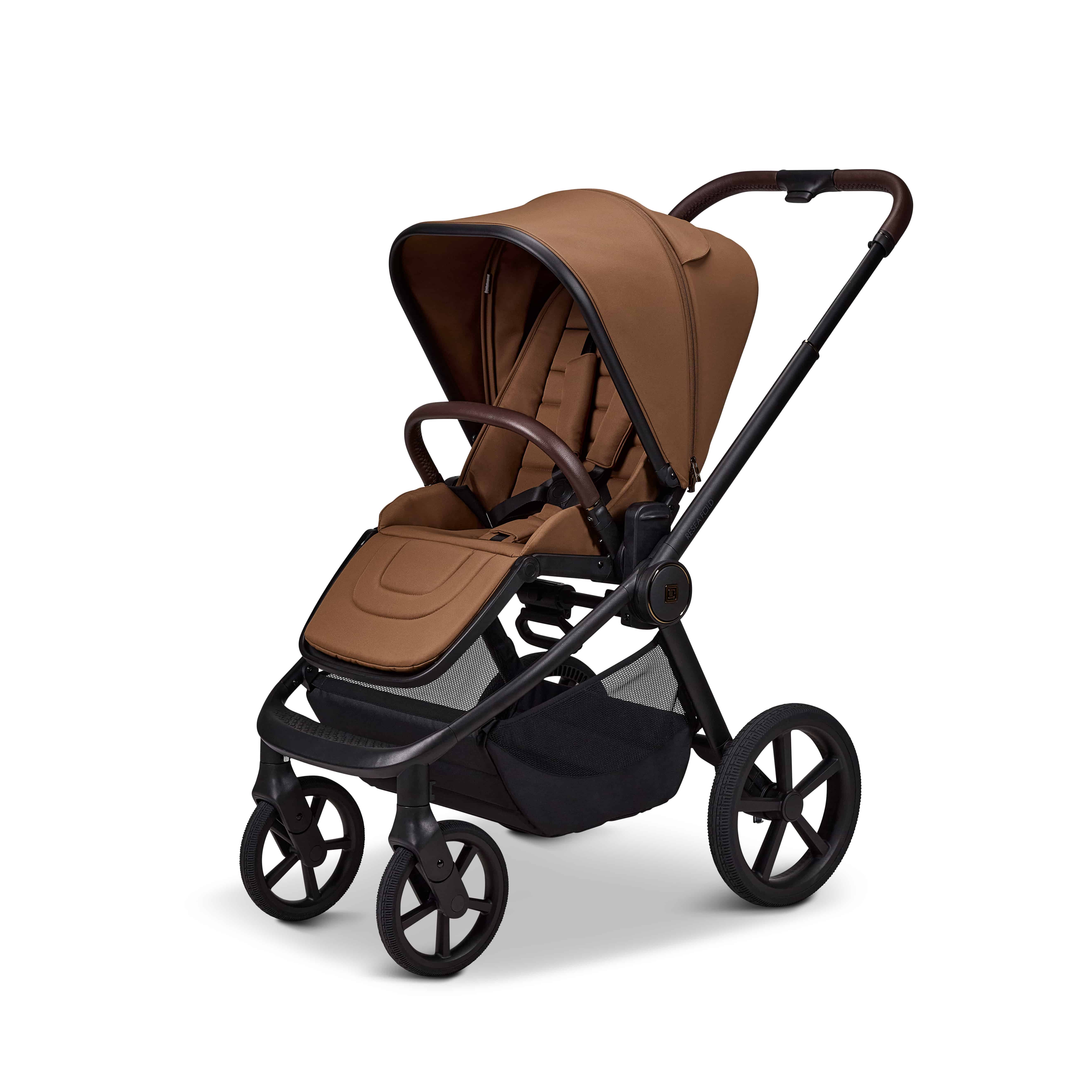 Kombi-Kinderwagen, MOON, Braun – Produktansicht