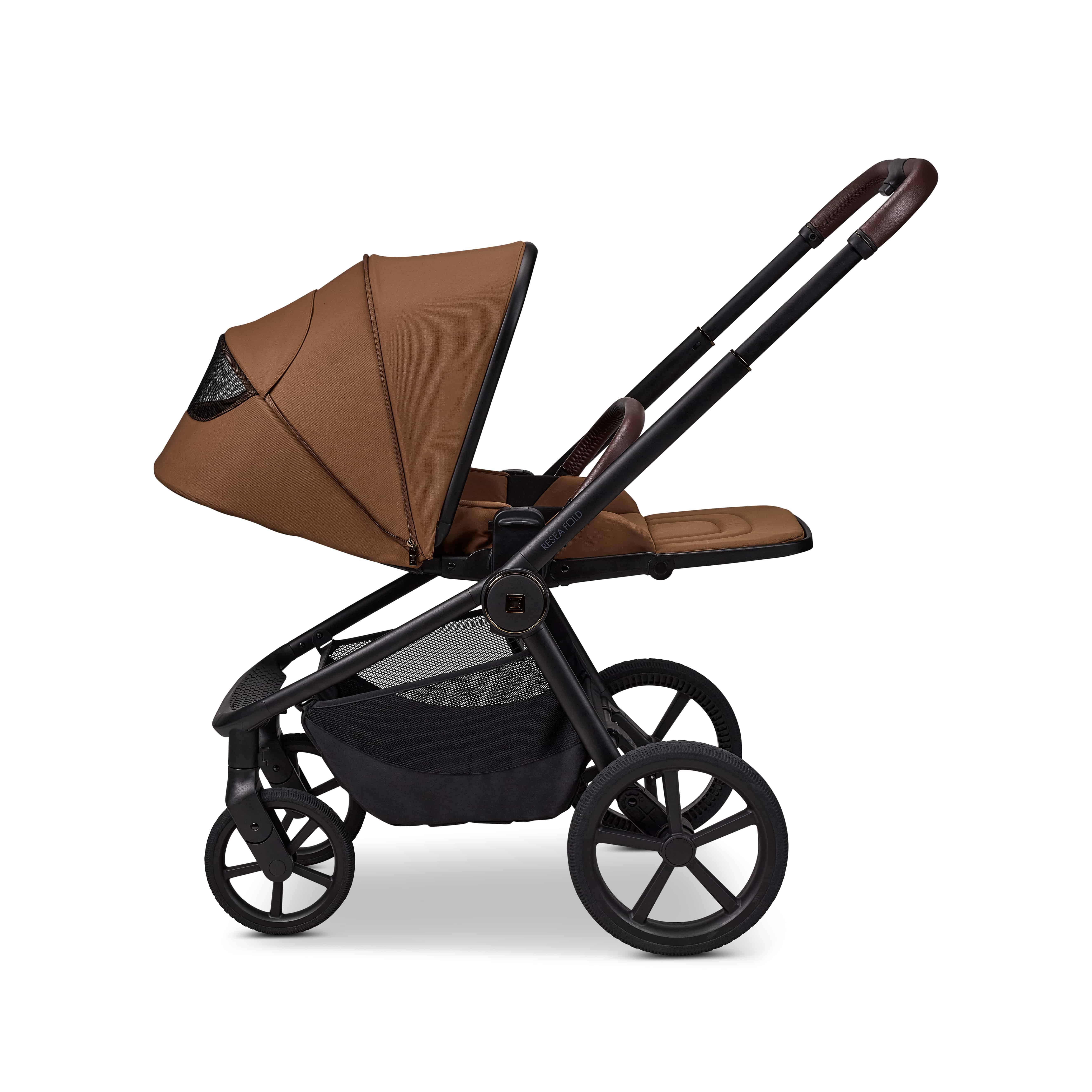 Kombi-Kinderwagen, MOON, Braun – Produktansicht