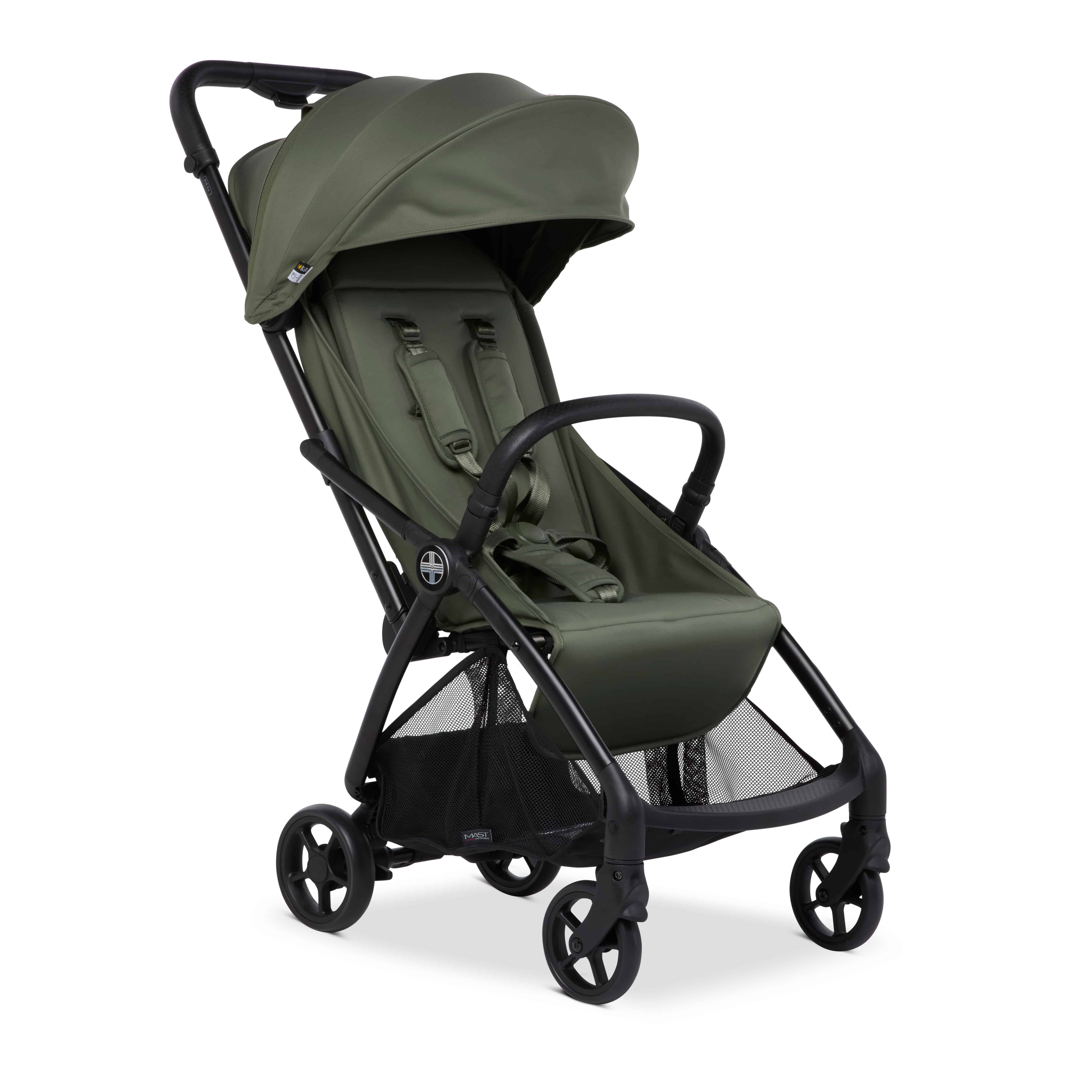 Reisebuggys, MAST, Grün – Besonderheit: verstellbare Rückenlehne und Fußstütze
