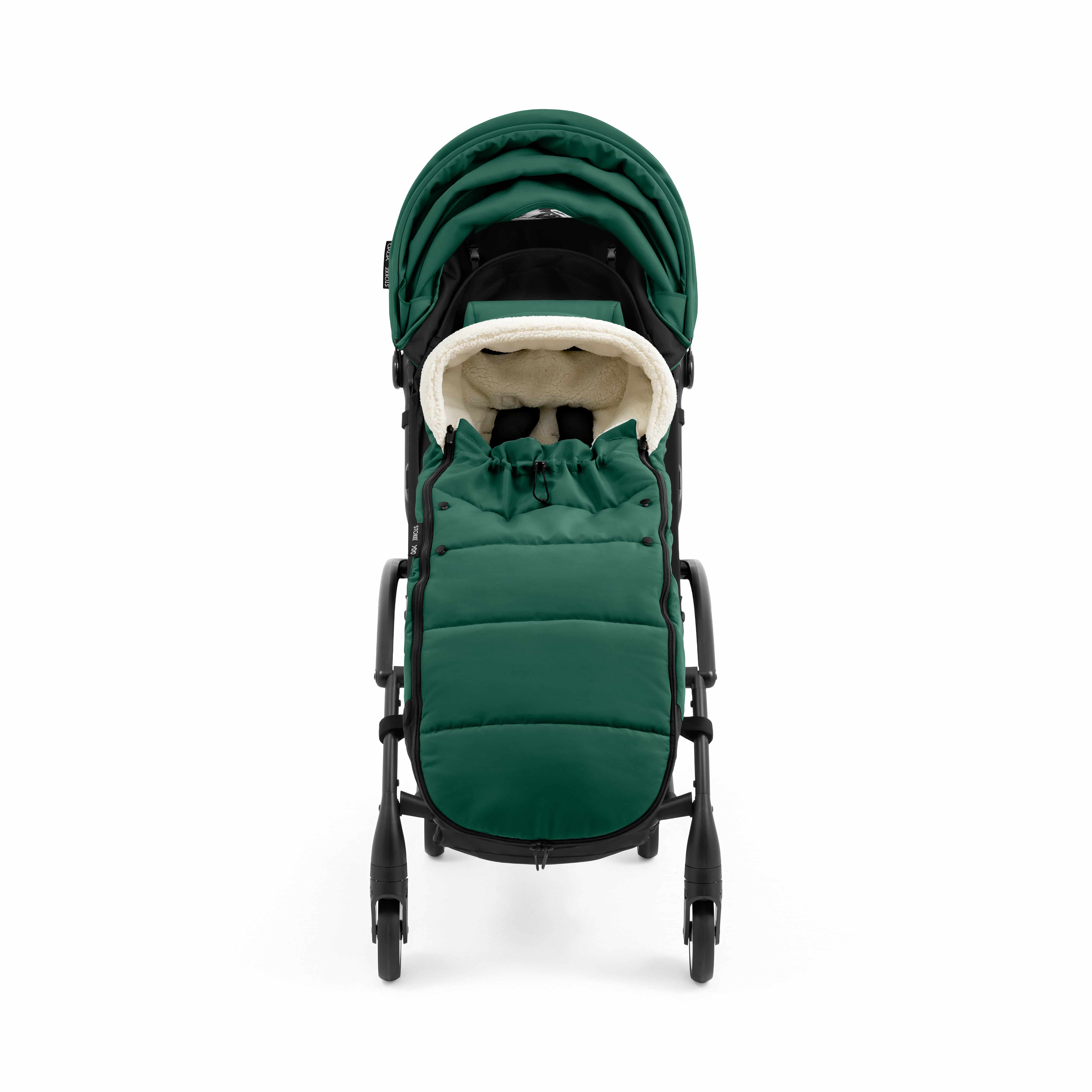 Fußsäcke & Decken, STOKKE, Grün – Besonderheit: Anti-Schmutz-Schutz im Fußbereich