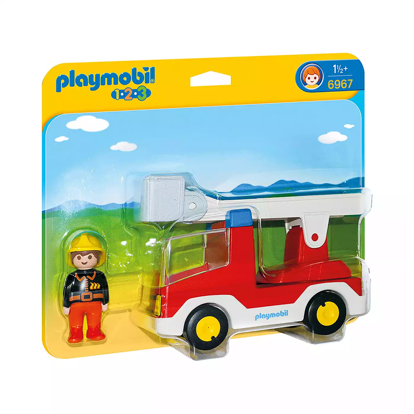 Feuerwehrleiterfahrzeug 6967 playmobil 2000568454909 4