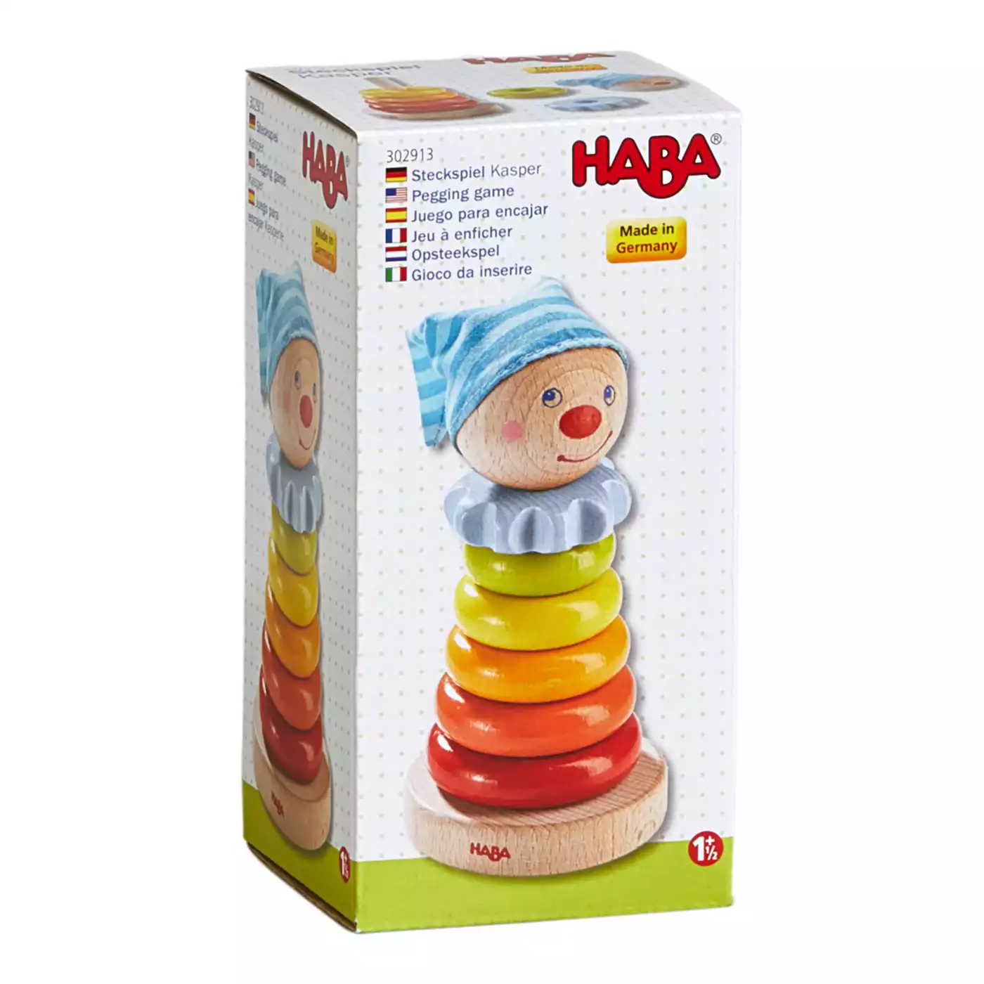 Steckspiel Kasper HABA Mehrfarbig 2000570629500 6