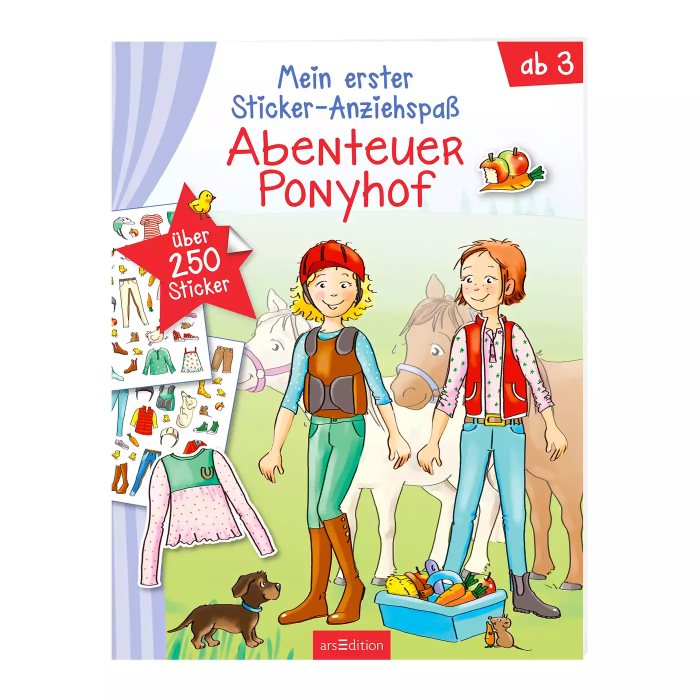 Abenteuer Ponnyhof - Mein erster Sticker Anziehspaß arsEdition 2000574913681 1
