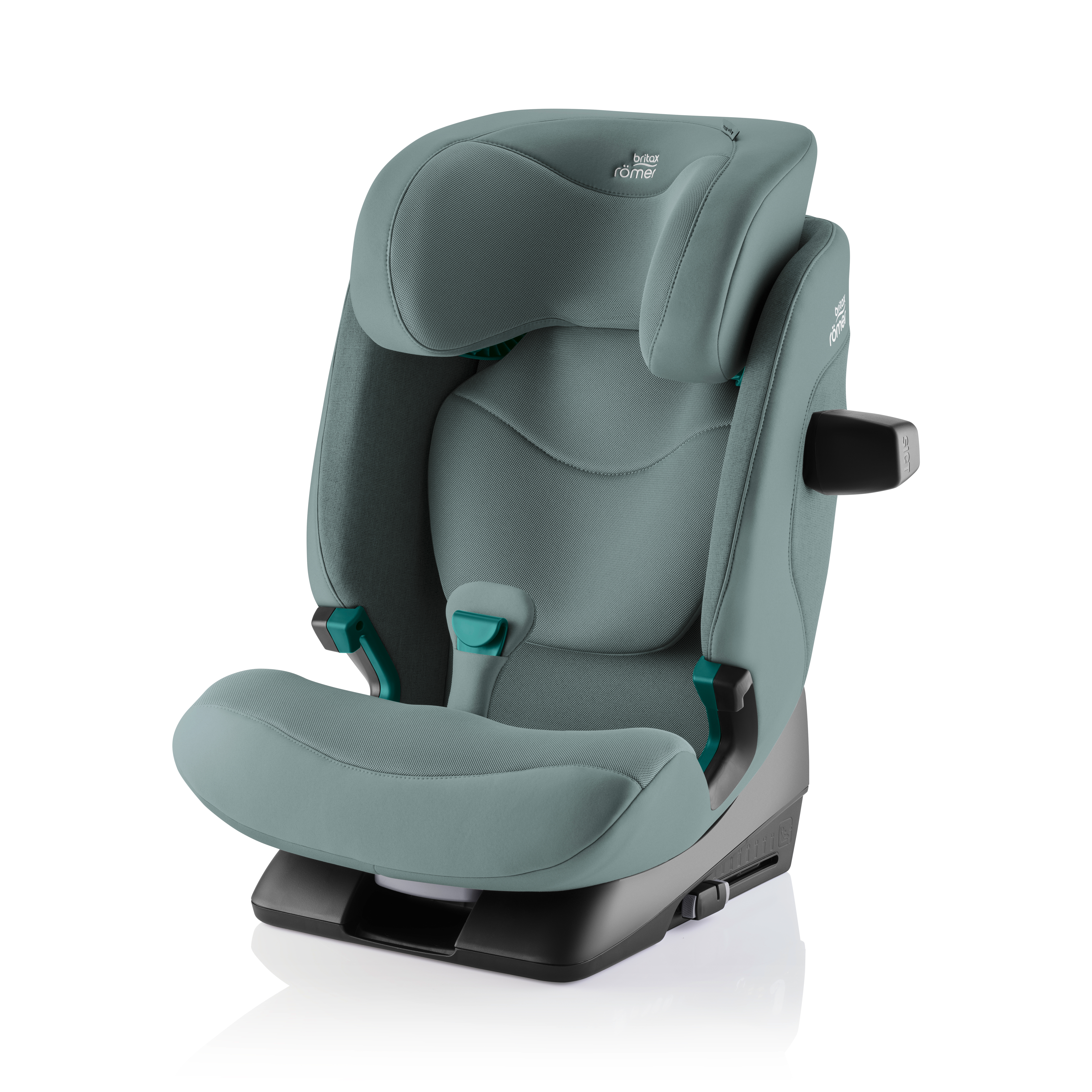 Kindersitze 15-36 kg, Gruppe 2/3, Britax Römer, Grün – Besonderheit: mit nur zwei Klicks ist der SAFEFIX dank ISOFIX Konnektoren installiert, während Anzeigen die korrekte und sichere Befestigung bestätigen 