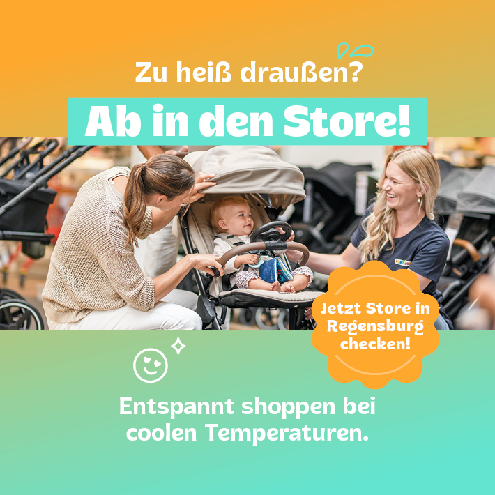 Zu Heiß draußen, ab in den Store! Entspannt shoppen bei coolen Temperaturen