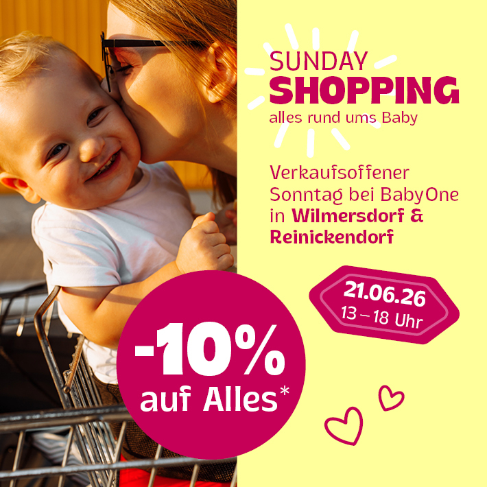 verkaufsoffener Sonntag in Reinickendorf & Wilmersdorf am 21.06.26 von 13 - 18 Uhr und 10 % Rabatt auf alles!