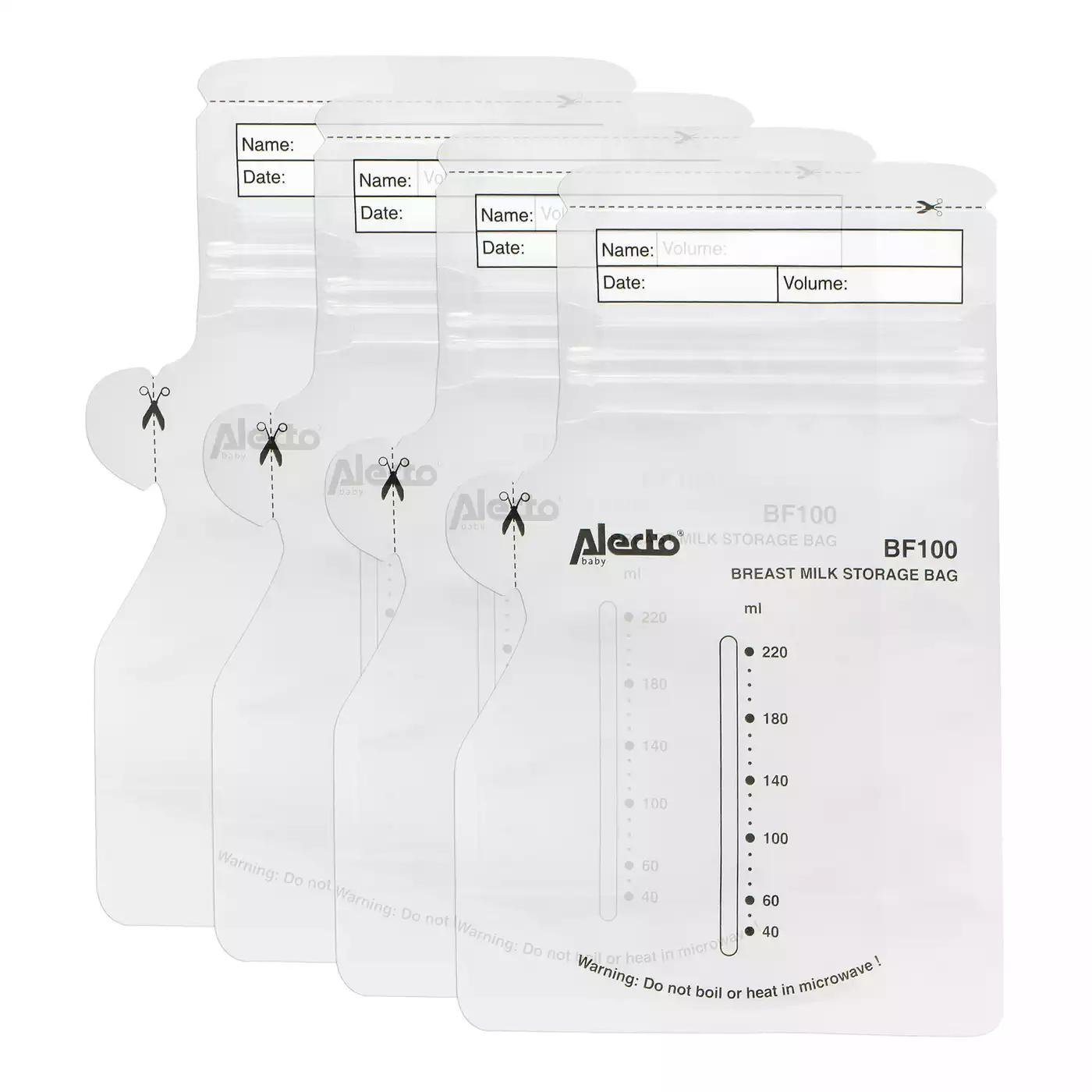 Aufbewahrungsbeutel für Muttermilch Alecto 2000582045404 3