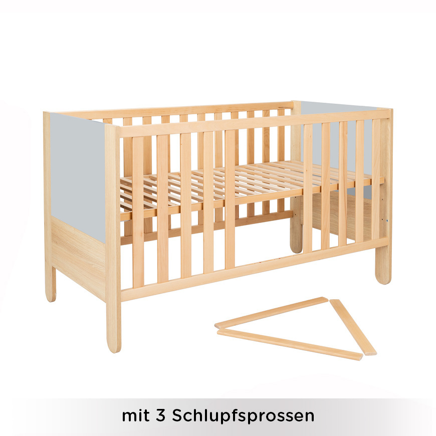Gitterbetten, LITTLE ONE, Grau – Produktansicht