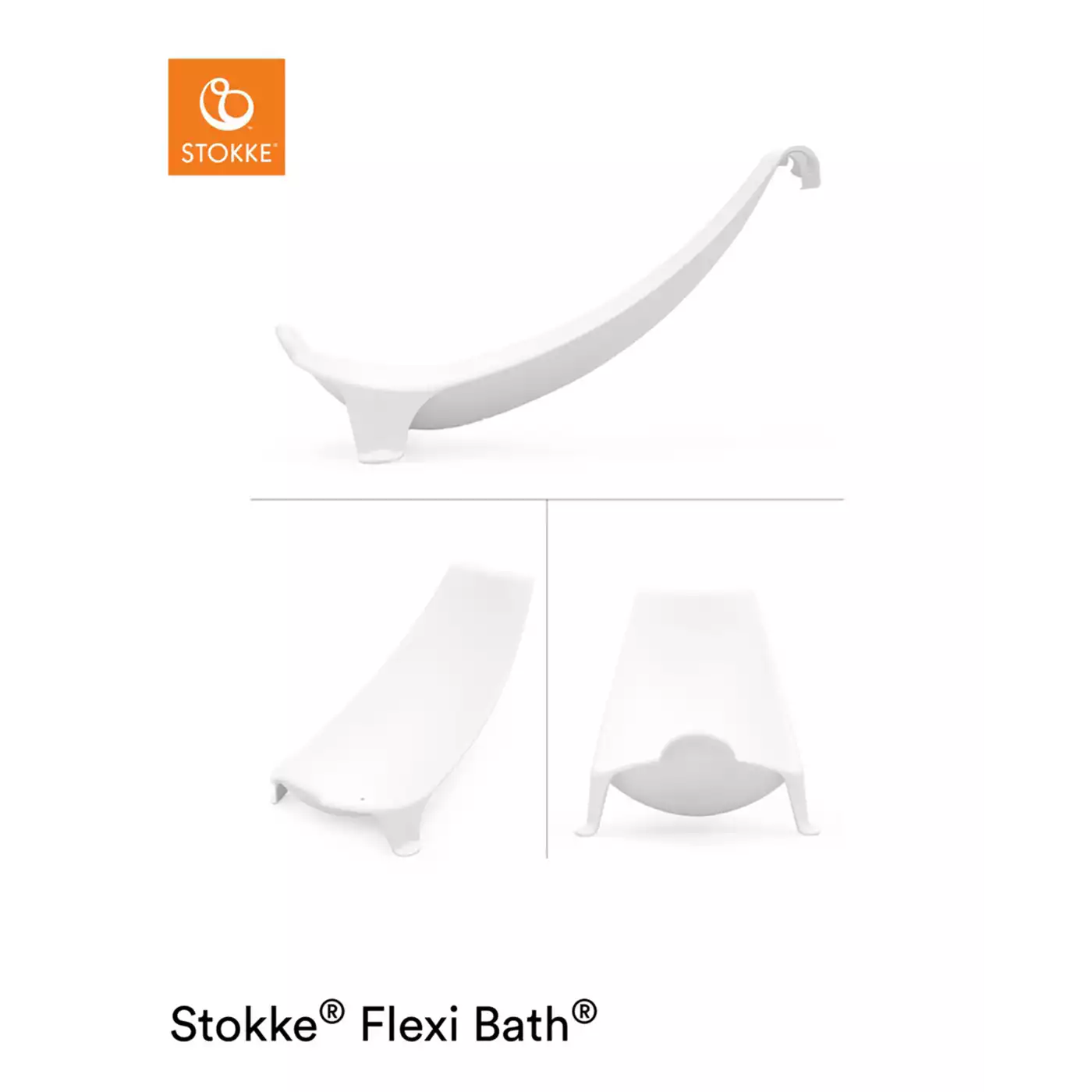 Flexi Bath® Bundle inkl. Newborn Support White STOKKE Weiß 2000576662600 9