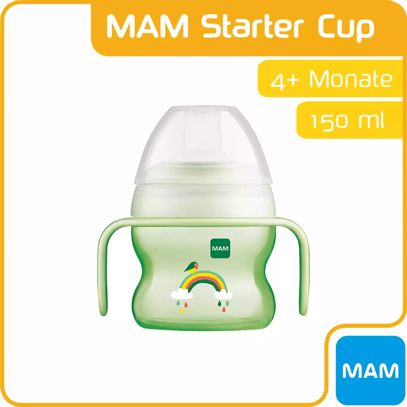 Trinklernflasche Starter Cup 150 ml MAM Grün 2000566951028 5