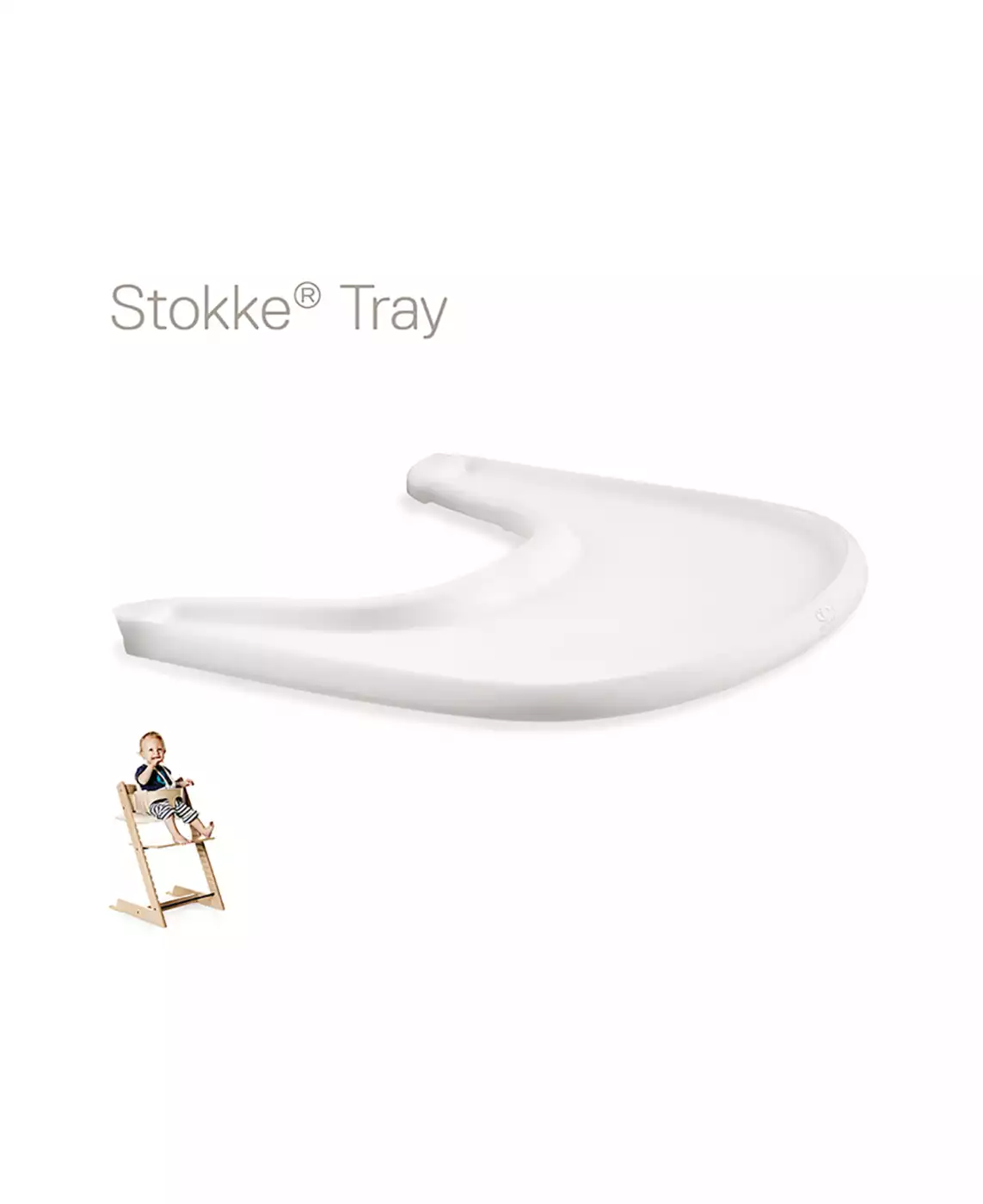 Stokke® Tray weiß STOKKE Weiß 2000565601504 3