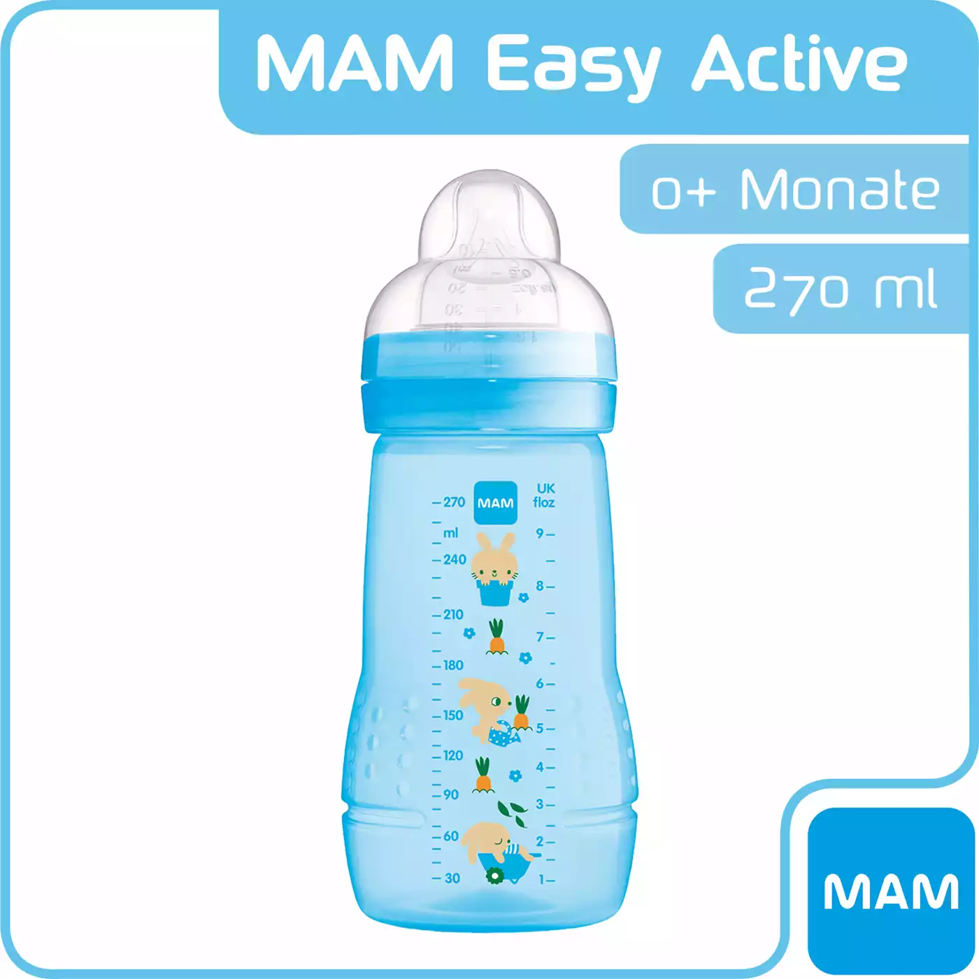 Easy Active Baby Bottle Hase MAM Blau 2000568213018 5